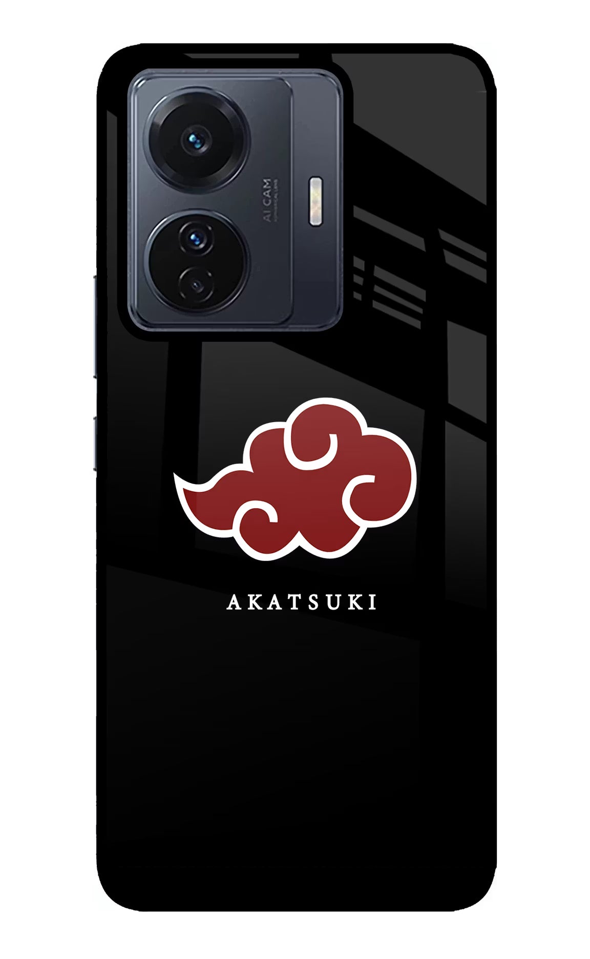 Akatsuki Vivo T1 Pro 5G Back Cover - Akatsuki Vivo T1 Pro 5G Glass Case Back Cover by Casekaro Akatsuki Vivo T1 Pro 5G Glass Case Back Cover by Casekaro