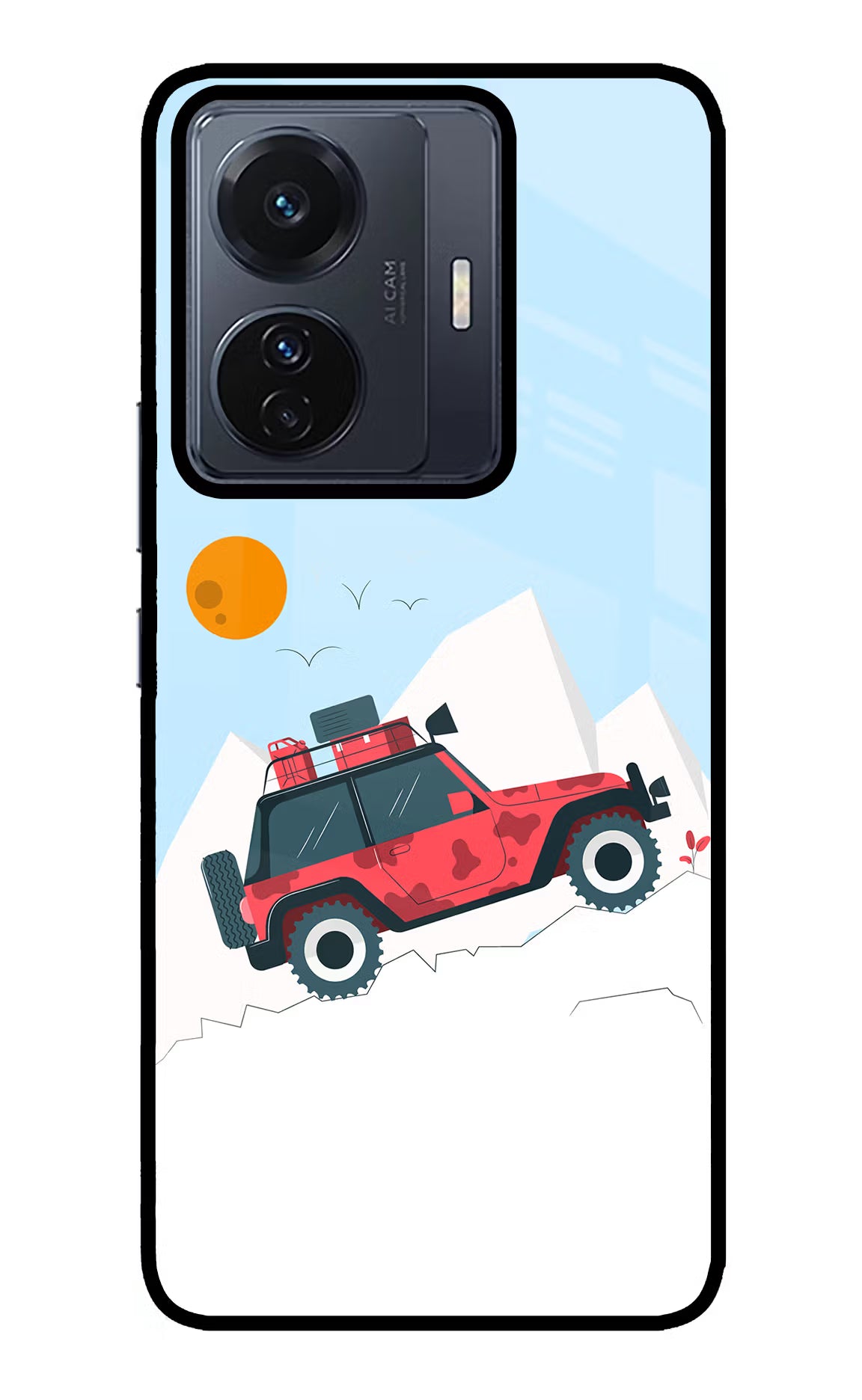 Mountain Trail Beast Vivo T1 Pro 5G Glass Case - Mountain Trail Beast Vivo T1 Pro 5G Glass Case Mountain Trail Beast Vivo T1 Pro 5G Glass Case