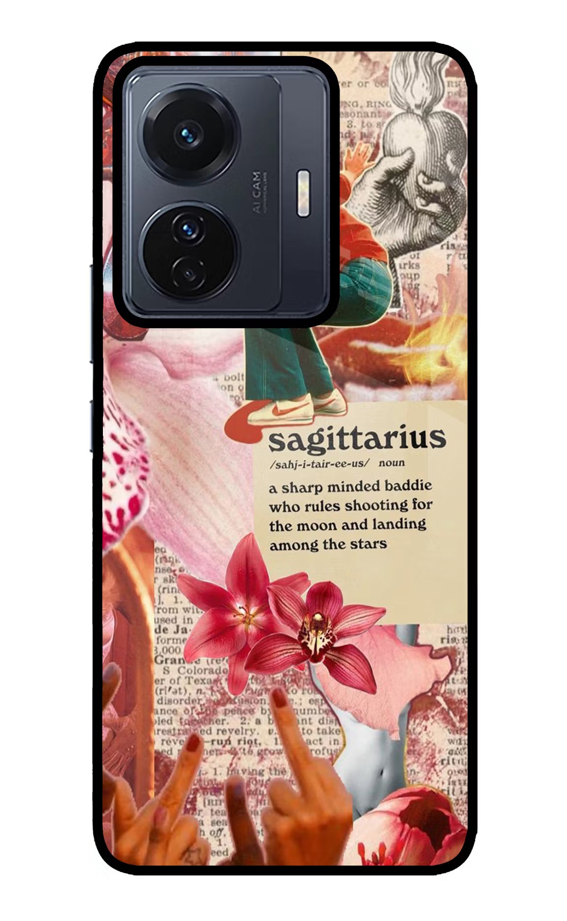 Sagittarius Zodiac Vivo T1 Pro 5G Glass Case - Sagittarius Zodiac Vivo T1 Pro 5G Glass Case Sagittarius Zodiac Vivo T1 Pro 5G Glass Case