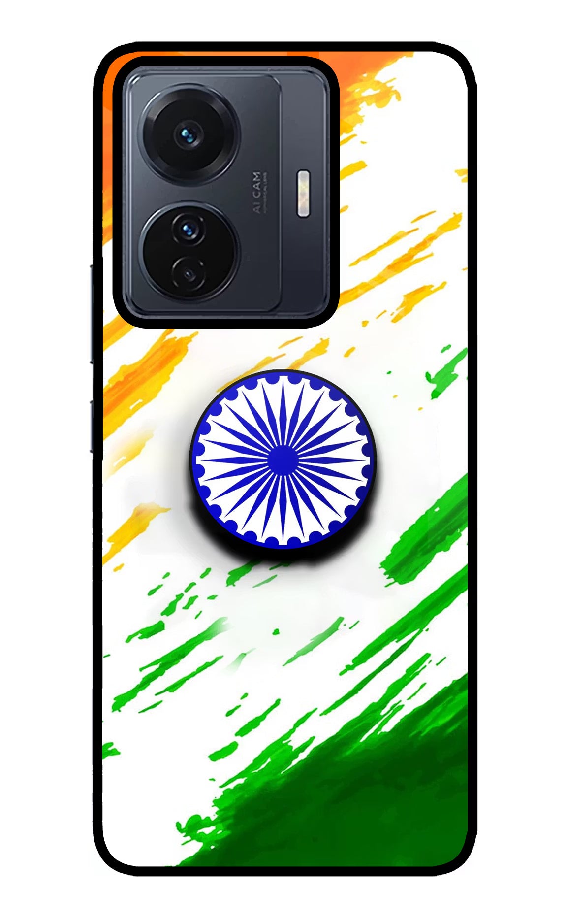 Indian Flag Ashoka Chakra Vivo T1 Pro 5G Pop Case - Indian Flag Ashoka Chakra Vivo T1 Pro 5G Pop Case by Casekaro Indian Flag Ashoka Chakra Vivo T1 Pro 5G Pop Case by Casekaro