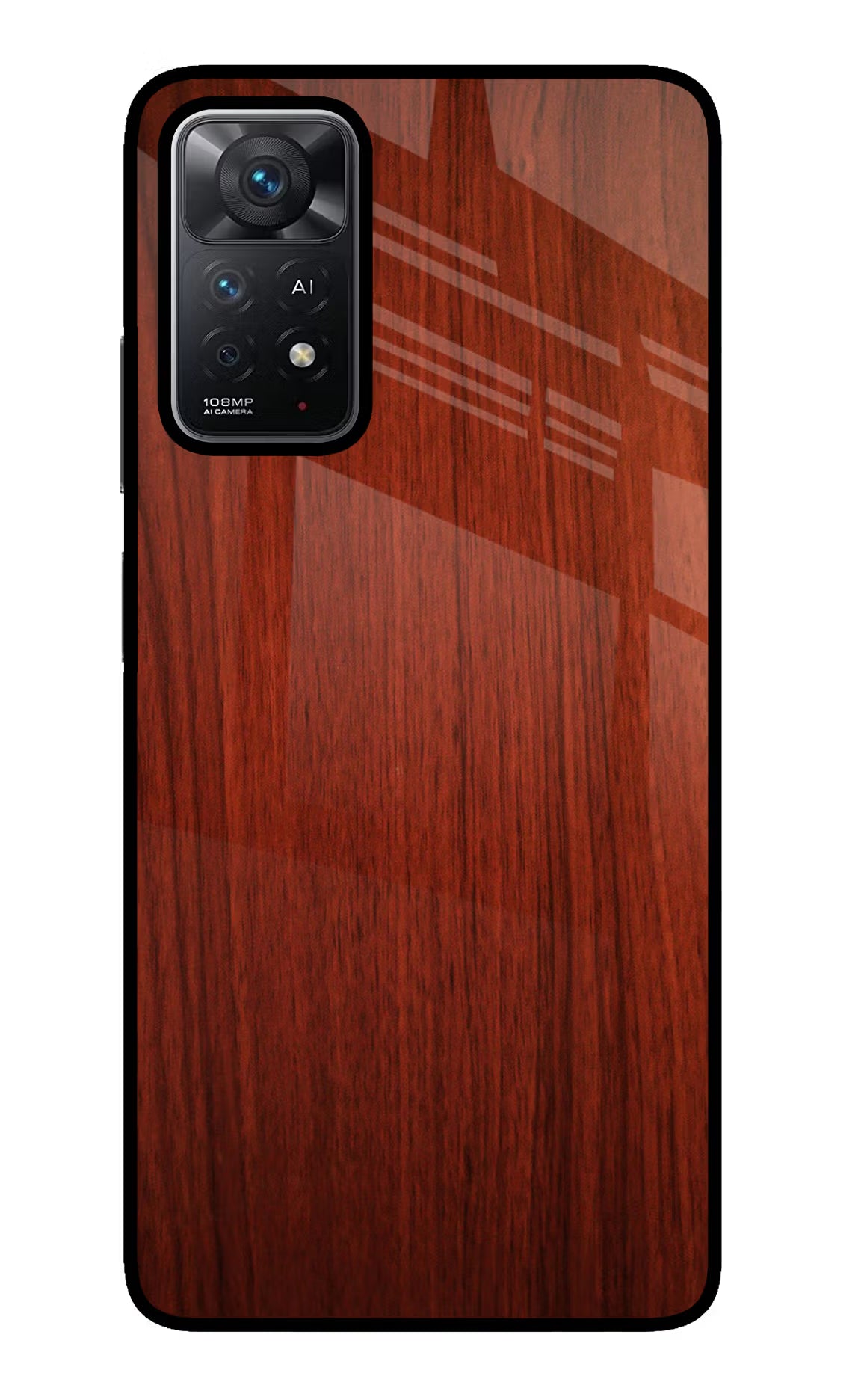 Wooden Plain Pattern Redmi Note 11 Pro+ 5G Back Cover - Wooden Plain Pattern Redmi Note 11 Pro+ 5G Glass Case Back Cover by Casekaro Wooden Plain Pattern Redmi Note 11 Pro+ 5G Glass Case Back Cover by Casekaro