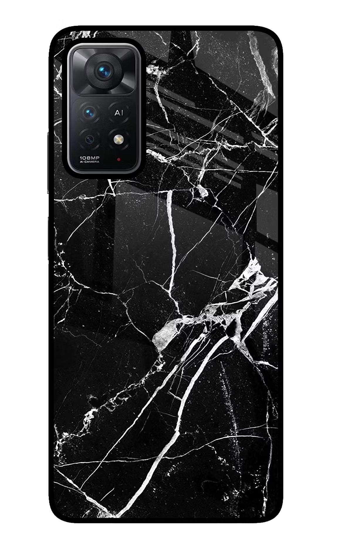 Black Marble Pattern Redmi Note 11 Pro+ 5G Glass Case - Black Marble Pattern Redmi Note 11 Pro+ 5G Glass Case Black Marble Pattern Redmi Note 11 Pro+ 5G Glass Case
