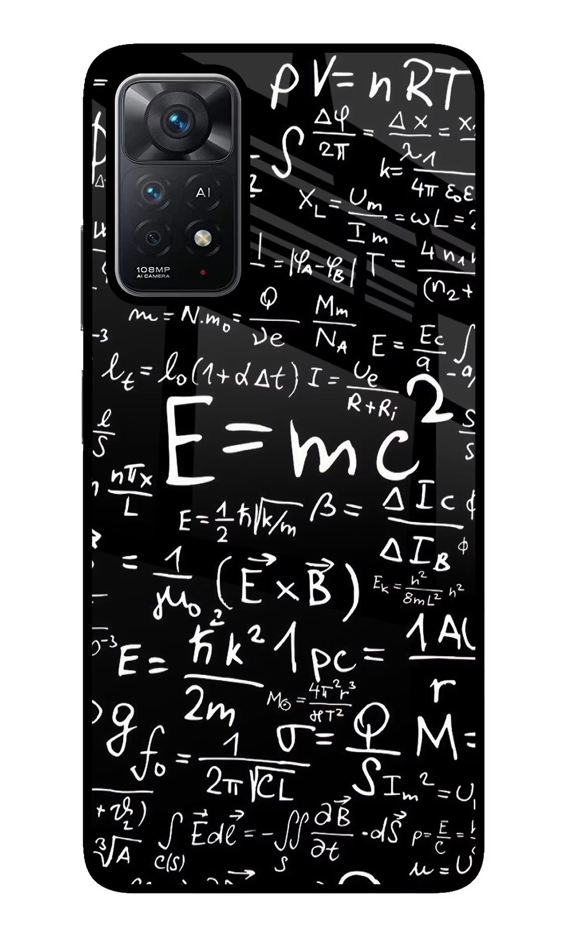 Physics Formula Redmi Note 11 Pro+ 5G Glass Case - Physics Formula Redmi Note 11 Pro+ 5G Glass Case Physics Formula Redmi Note 11 Pro+ 5G Glass Case