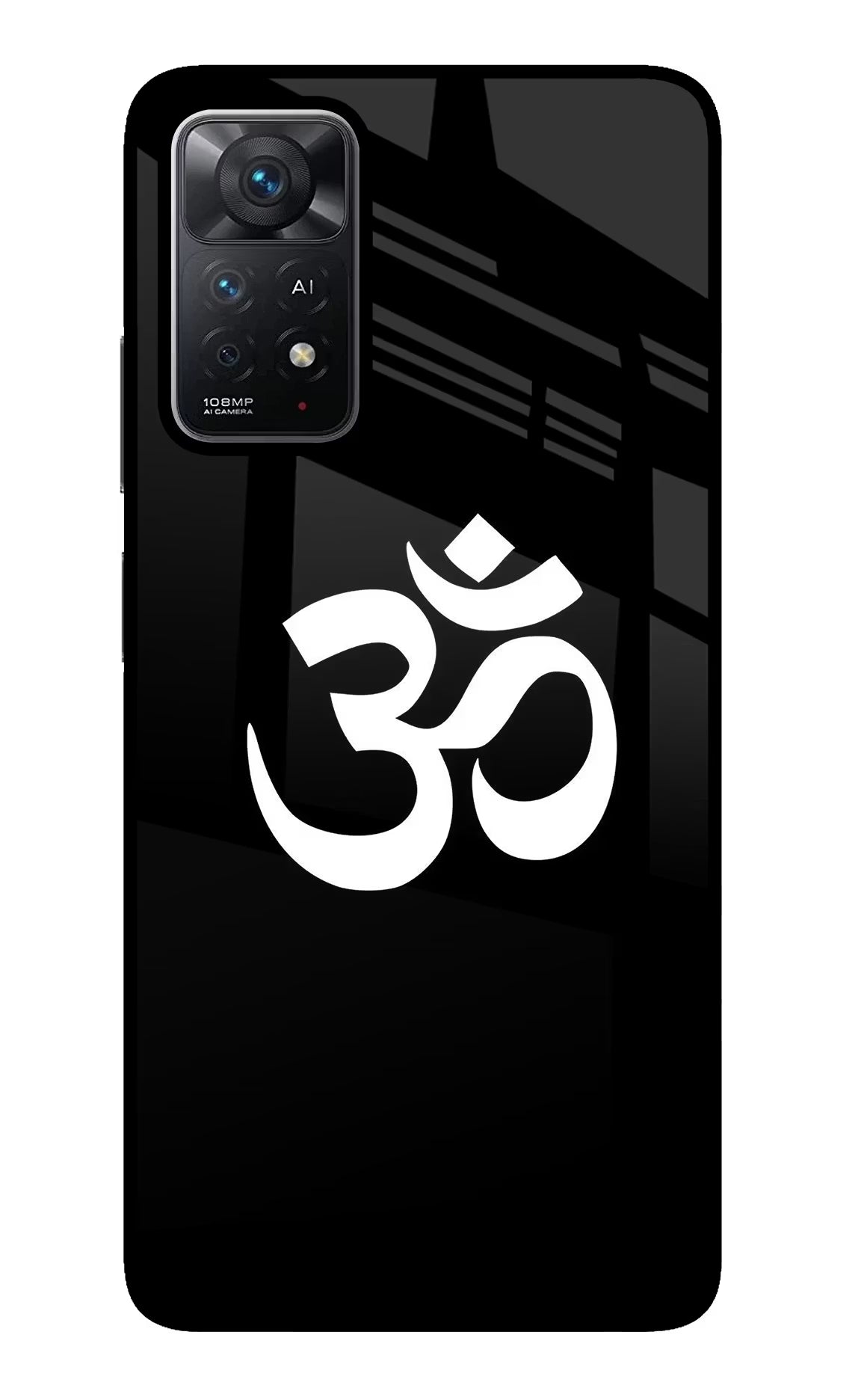 Om Redmi Note 11 Pro+ 5G Back Cover - Om Redmi Note 11 Pro+ 5G Glass Case Back Cover by Casekaro Om Redmi Note 11 Pro+ 5G Glass Case Back Cover by Casekaro
