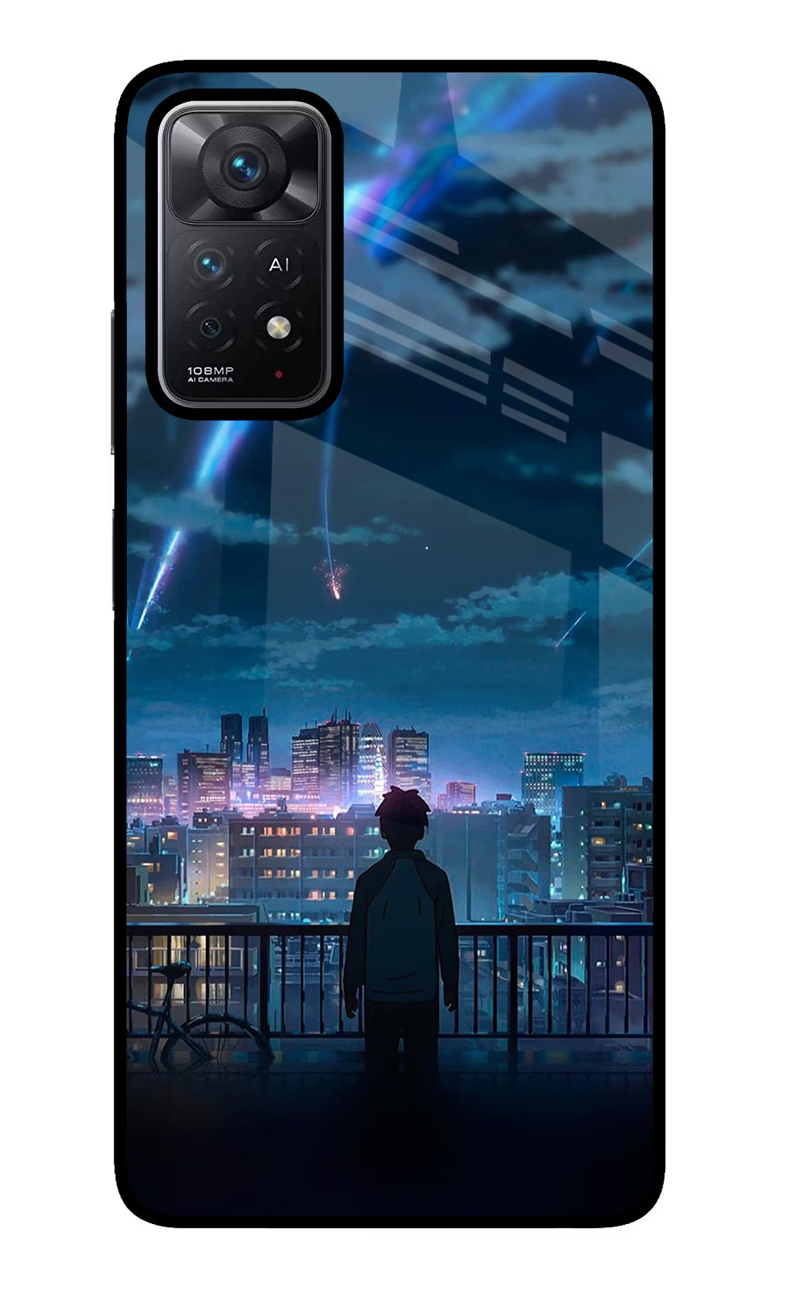 Anime Redmi Note 11 Pro+ 5G Back Cover - Anime Redmi Note 11 Pro+ 5G Glass Case Back Cover by Casekaro Anime Redmi Note 11 Pro+ 5G Glass Case Back Cover by Casekaro