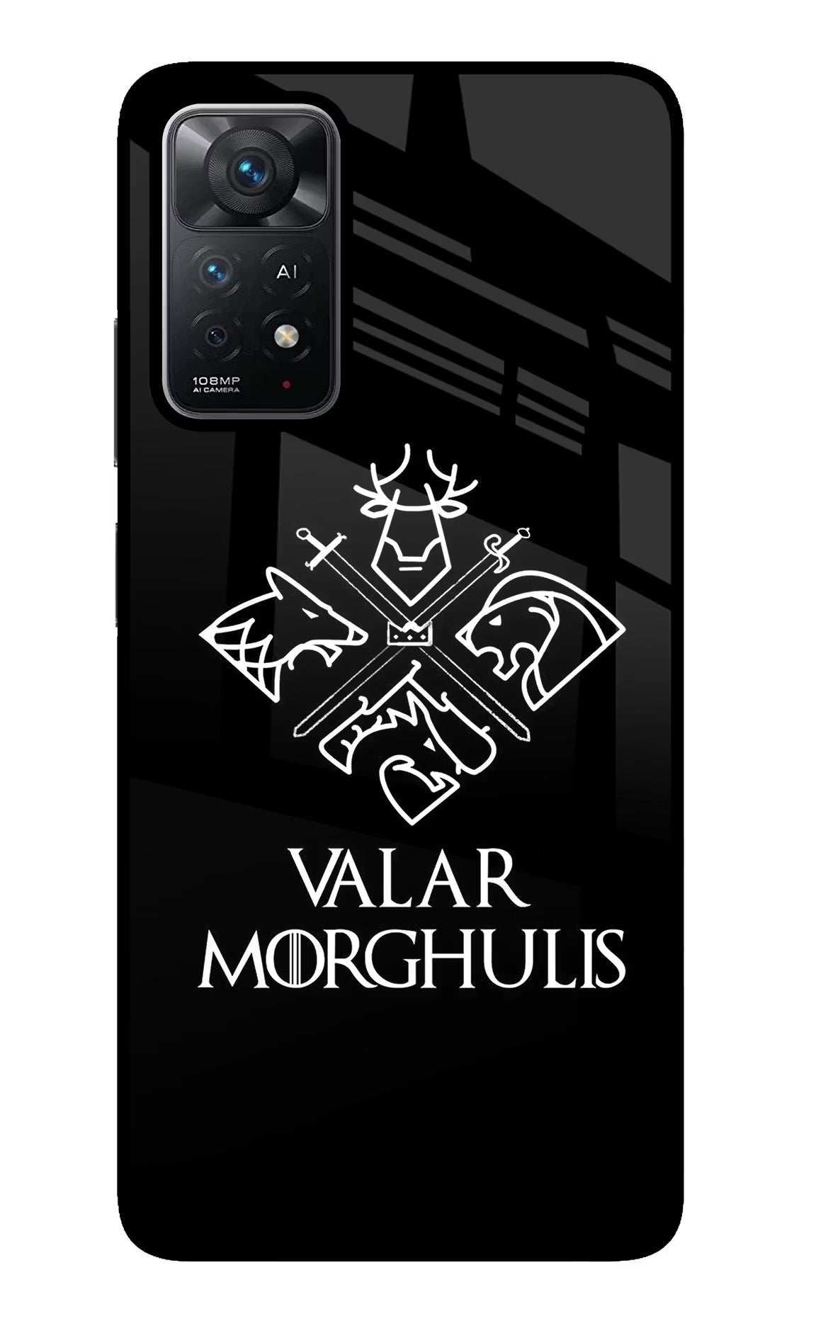 Valar Morghulis | Game Of Thrones Redmi Note 11 Pro+ 5G Glass Case - Valar Morghulis | Game Of Thrones Redmi Note 11 Pro+ 5G Glass Case Valar Morghulis | Game Of Thrones Redmi Note 11 Pro+ 5G Glass Case
