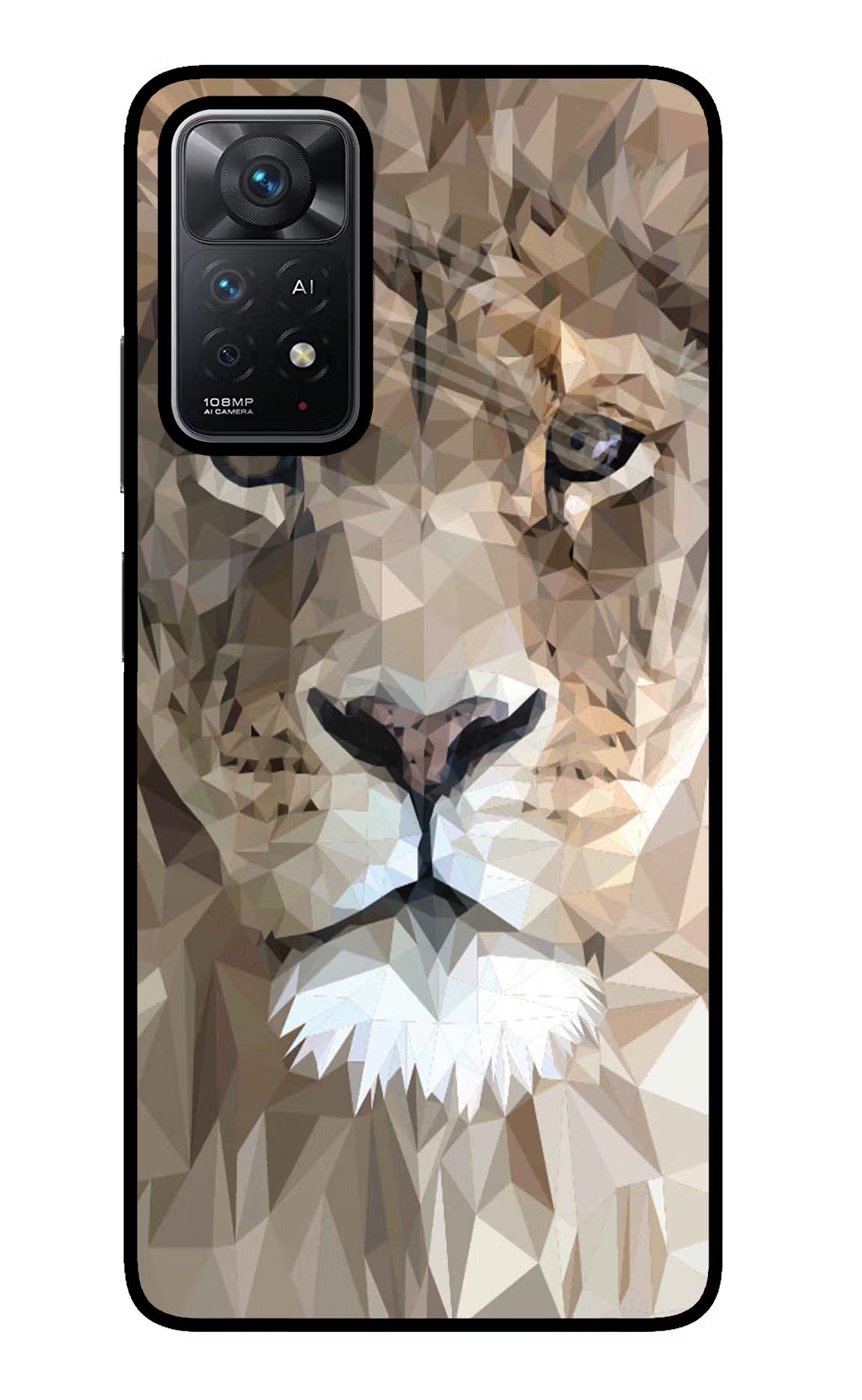 Lion Art Redmi Note 11 Pro+ 5G Glass Case - Lion Art Redmi Note 11 Pro+ 5G Glass Case Lion Art Redmi Note 11 Pro+ 5G Glass Case