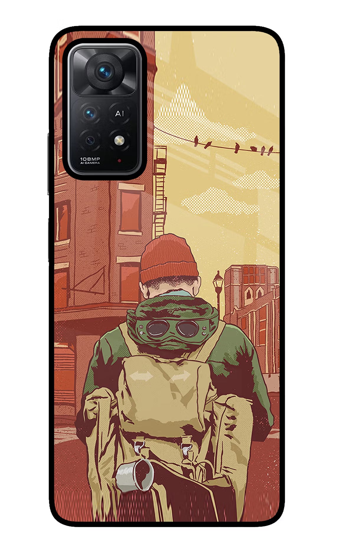Adventurous Redmi Note 11 Pro+ 5G Back Cover - Adventurous Redmi Note 11 Pro+ 5G Glass Case Back Cover by Casekaro Adventurous Redmi Note 11 Pro+ 5G Glass Case Back Cover by Casekaro