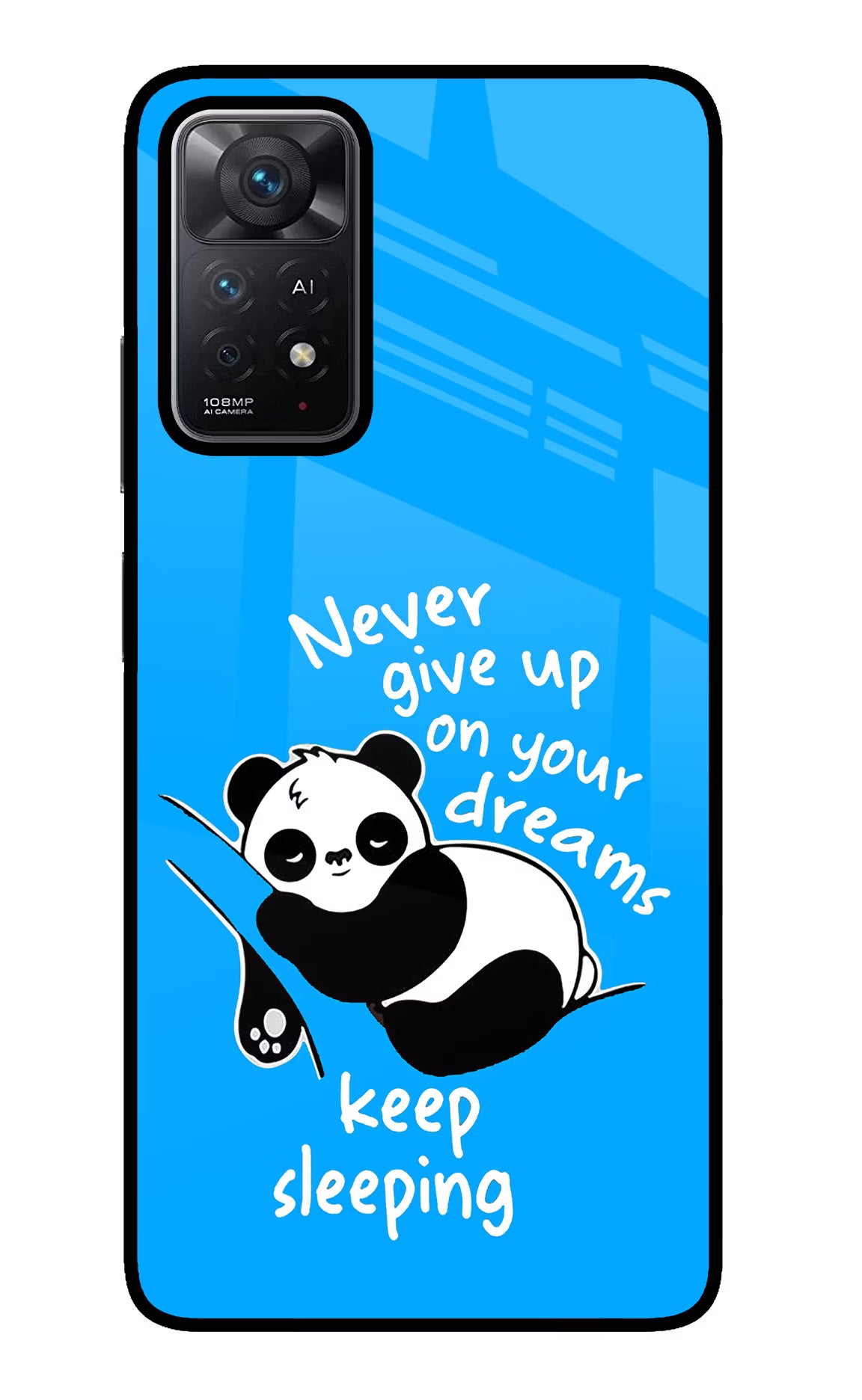 Keep Sleeping Redmi Note 11 Pro+ 5G Glass Case - Keep Sleeping Redmi Note 11 Pro+ 5G Glass Case Keep Sleeping Redmi Note 11 Pro+ 5G Glass Case