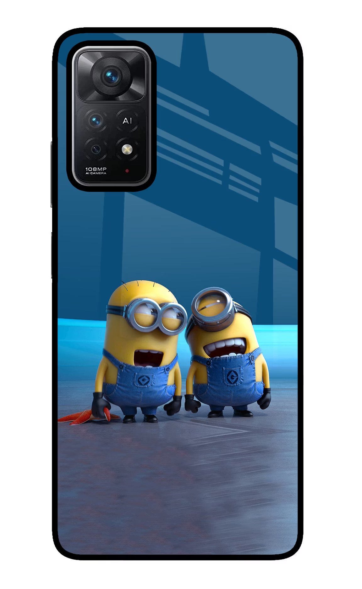 Minion Laughing Redmi Note 11 Pro+ 5G Glass Case - Minion Laughing Redmi Note 11 Pro+ 5G Glass Case Minion Laughing Redmi Note 11 Pro+ 5G Glass Case