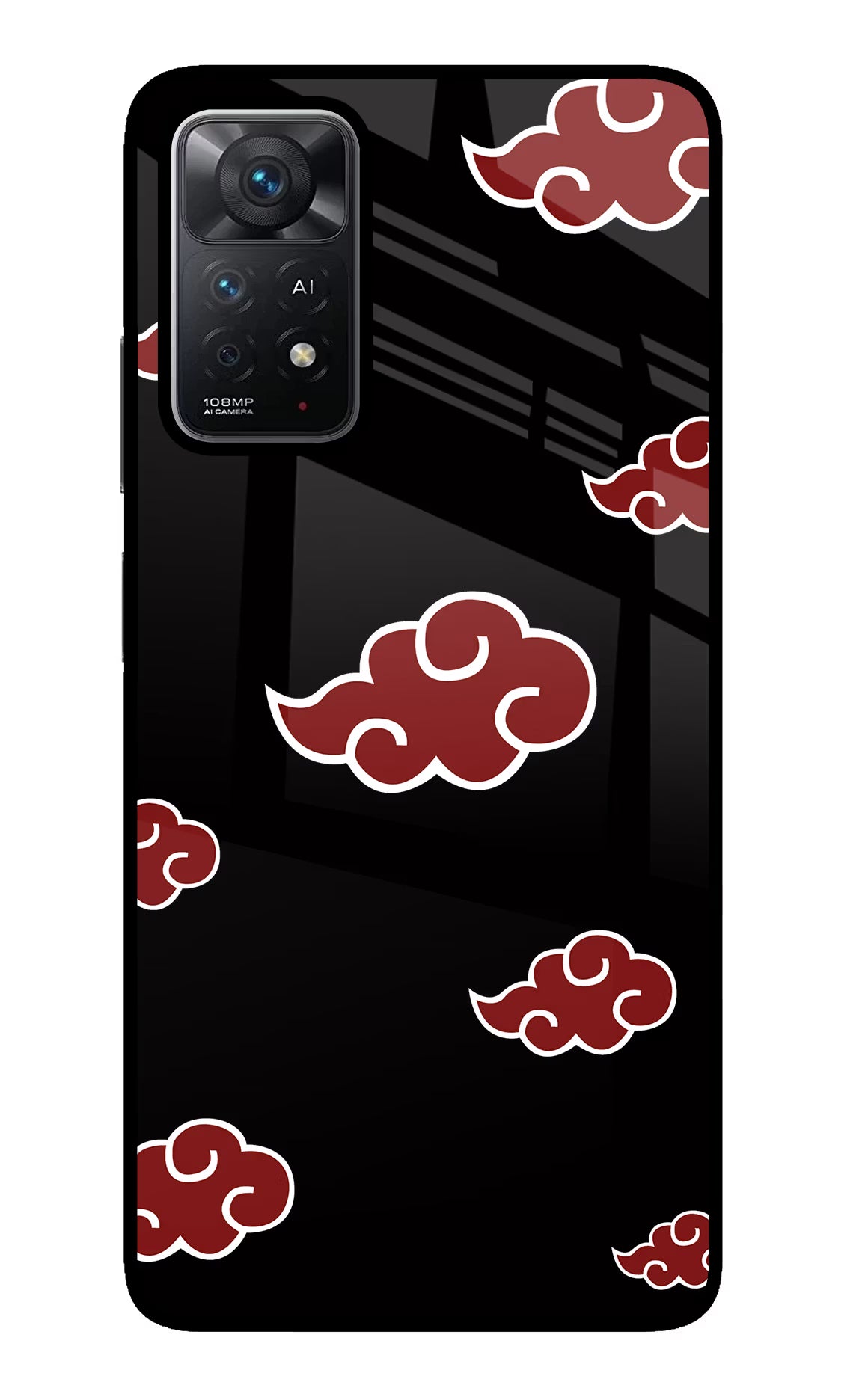 Akatsuki Redmi Note 11 Pro+ 5G Back Cover - Akatsuki Redmi Note 11 Pro+ 5G Glass Case Back Cover by Casekaro Akatsuki Redmi Note 11 Pro+ 5G Glass Case Back Cover by Casekaro