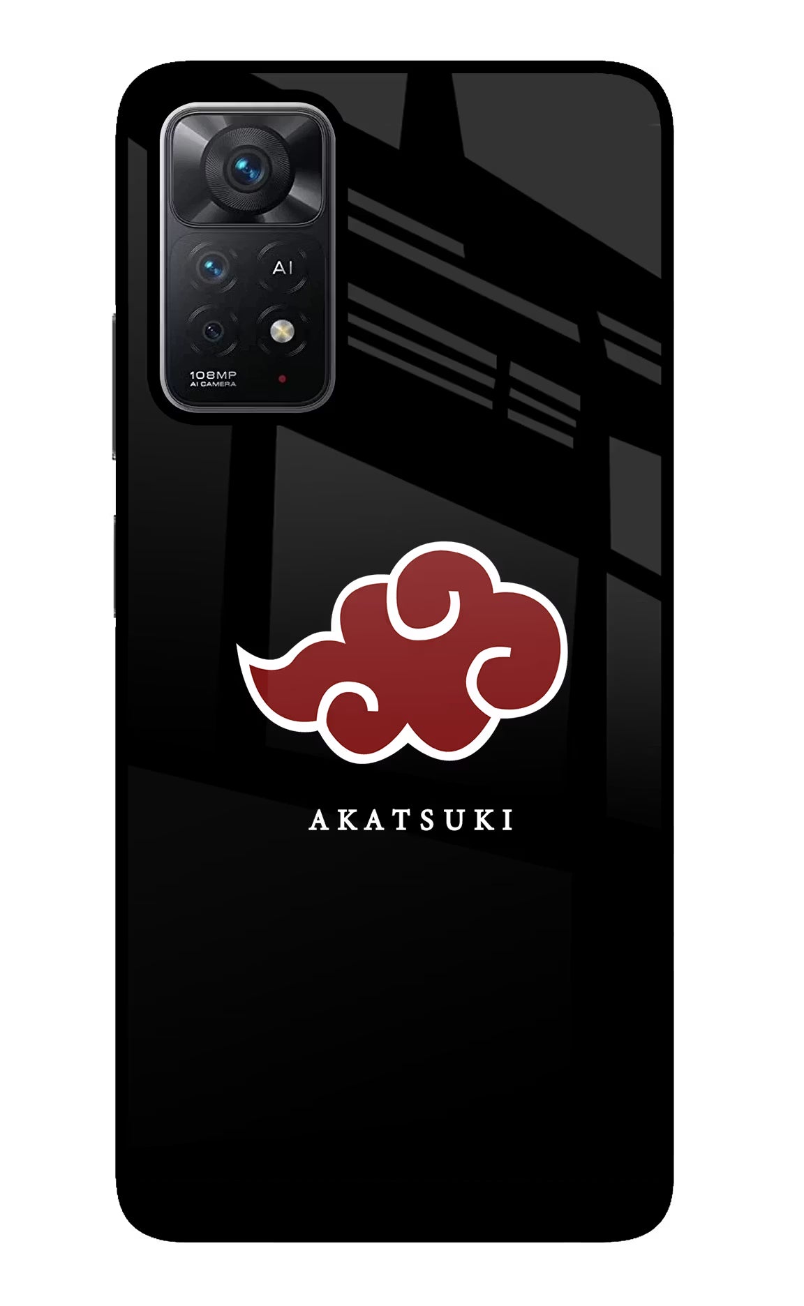Akatsuki Redmi Note 11 Pro+ 5G Back Cover - Akatsuki Redmi Note 11 Pro+ 5G Glass Case Back Cover by Casekaro Akatsuki Redmi Note 11 Pro+ 5G Glass Case Back Cover by Casekaro
