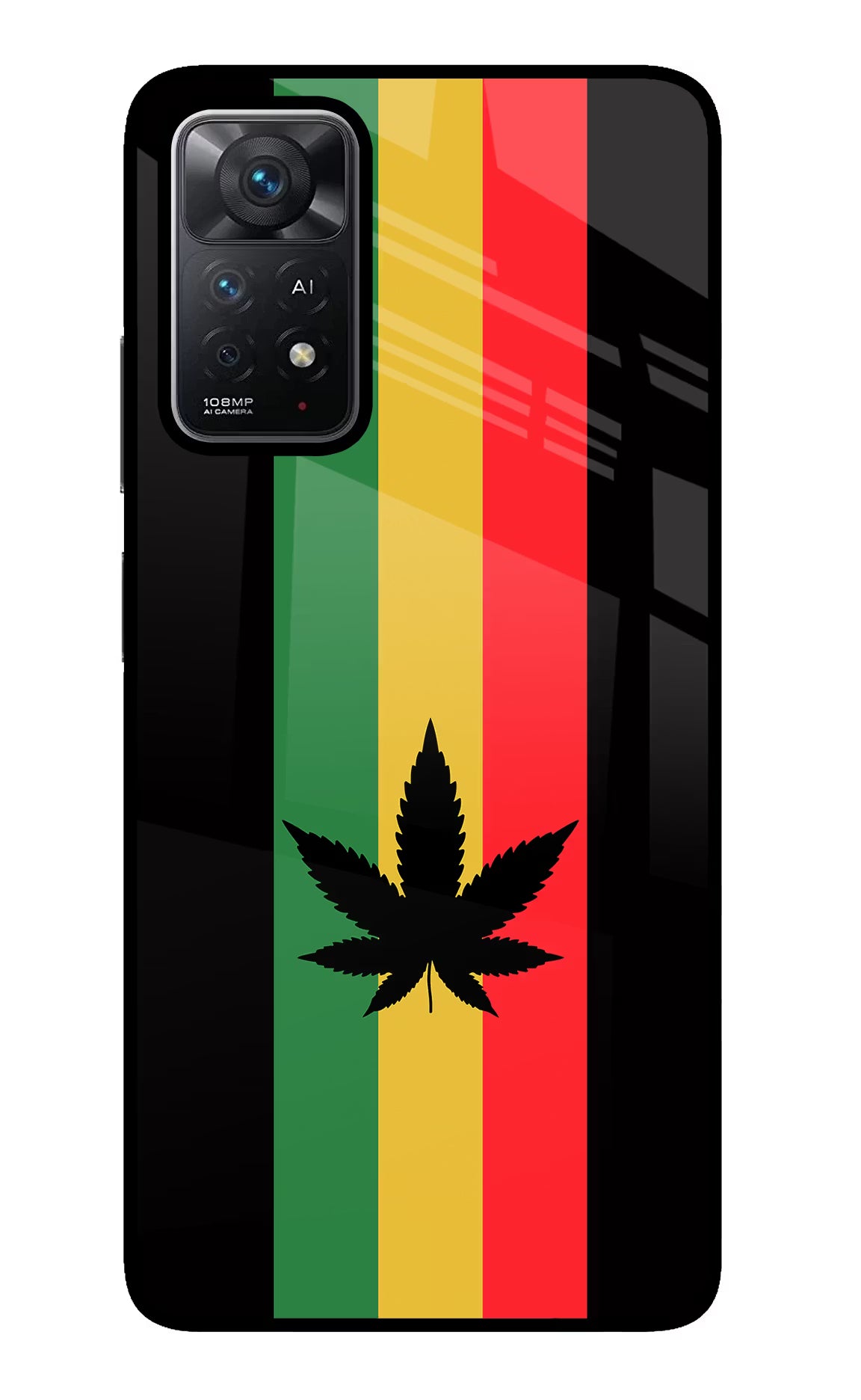 Weed Flag Redmi Note 11 Pro+ 5G Glass Case - Weed Flag Redmi Note 11 Pro+ 5G Glass Case Weed Flag Redmi Note 11 Pro+ 5G Glass Case