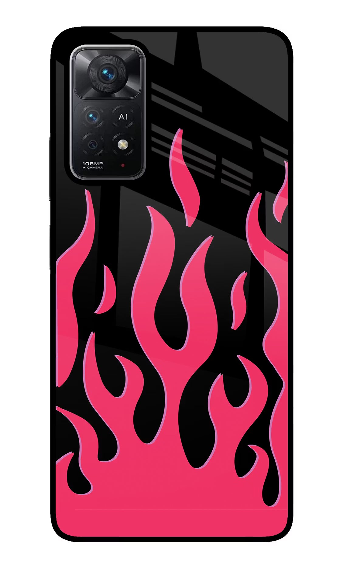 Fire Flames Redmi Note 11 Pro+ 5G Glass Case - Fire Flames Redmi Note 11 Pro+ 5G Glass Case Fire Flames Redmi Note 11 Pro+ 5G Glass Case
