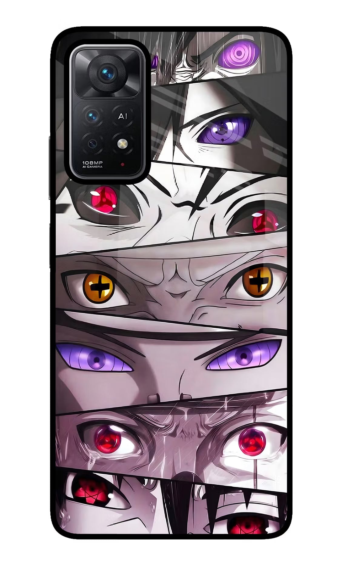 Naruto Anime Redmi Note 11 Pro+ 5G Back Cover - Naruto Anime Redmi Note 11 Pro+ 5G Glass Case Back Cover by Casekaro Naruto Anime Redmi Note 11 Pro+ 5G Glass Case Back Cover by Casekaro