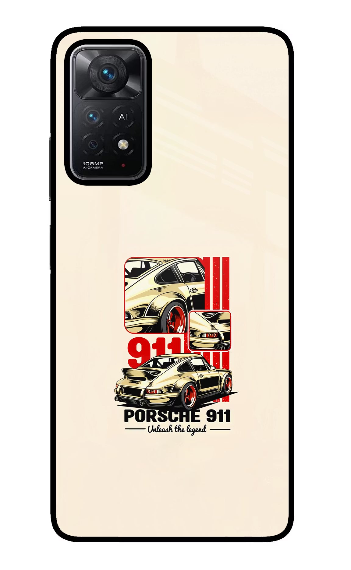 Classic Porsche 911 Redmi Note 11 Pro+ 5G Glass Case - Classic Porsche 911 Redmi Note 11 Pro+ 5G Glass Case Classic Porsche 911 Redmi Note 11 Pro+ 5G Glass Case
