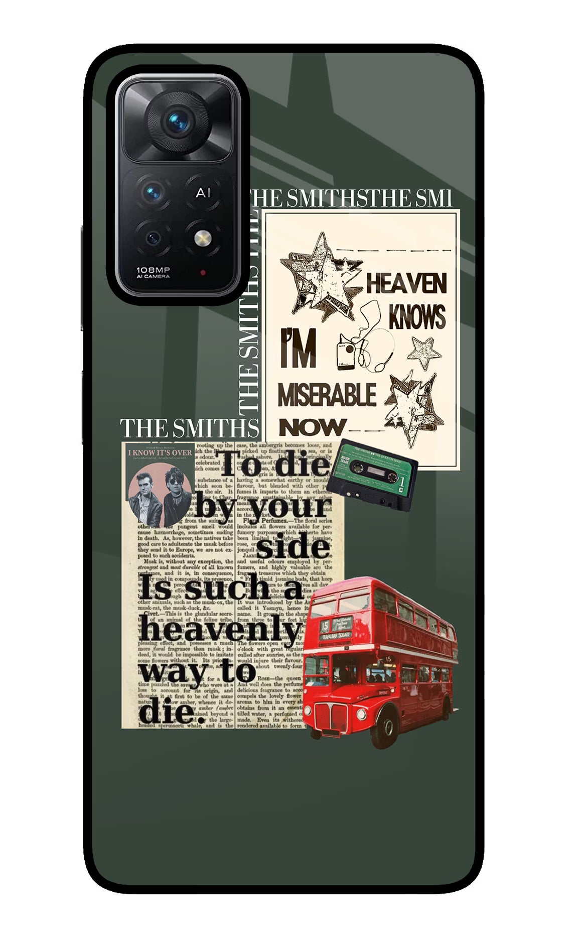 The Smiths Redmi Note 11 Pro+ 5G Back Cover - The Smiths Redmi Note 11 Pro+ 5G Glass Case Back Cover by Casekaro The Smiths Redmi Note 11 Pro+ 5G Glass Case Back Cover by Casekaro