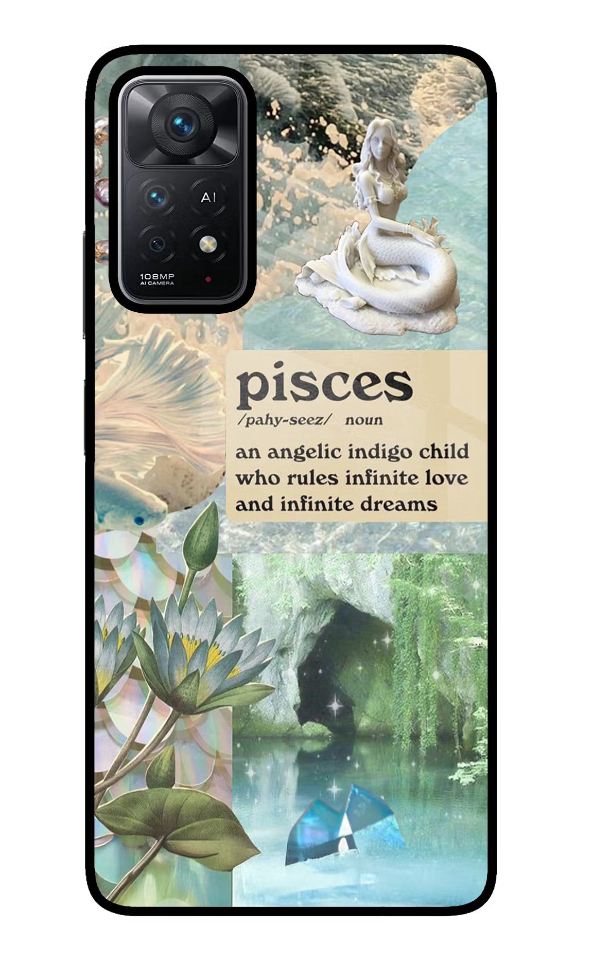 Pisces Zodiac Redmi Note 11 Pro+ 5G Glass Case - Pisces Zodiac Redmi Note 11 Pro+ 5G Glass Case Pisces Zodiac Redmi Note 11 Pro+ 5G Glass Case