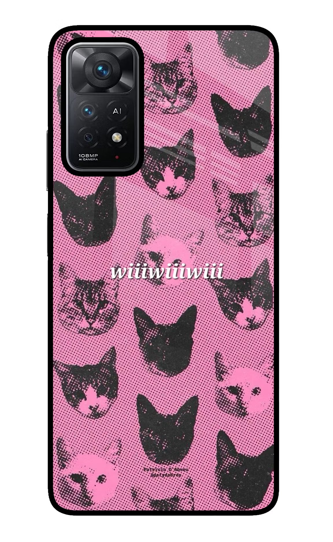 Pink Cats Redmi Note 11 Pro+ 5G Glass Case - Pink Cats Redmi Note 11 Pro+ 5G Glass Case Pink Cats Redmi Note 11 Pro+ 5G Glass Case