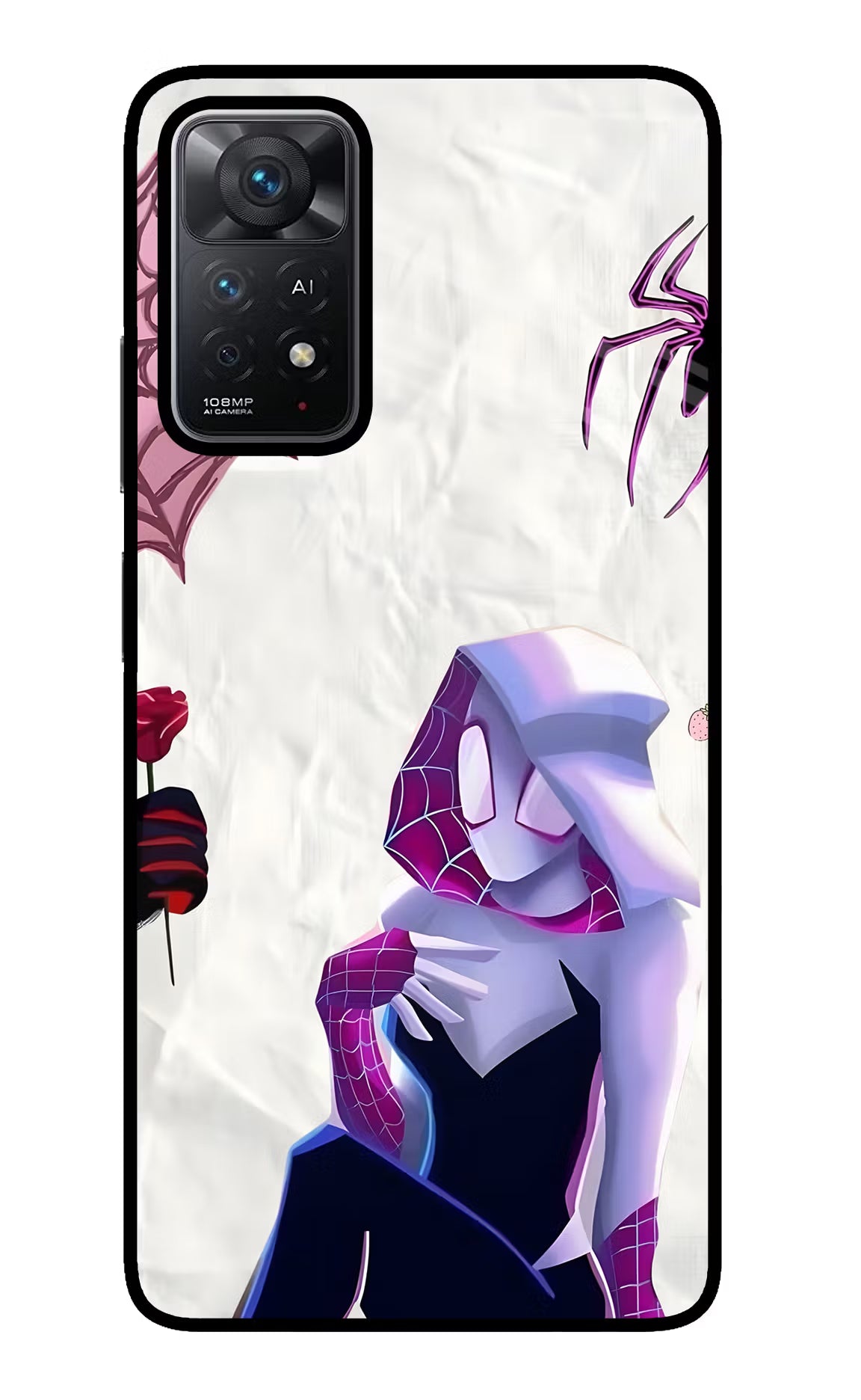 Gwen Verse Redmi Note 11 Pro+ 5G Glass Case - Gwen Verse Redmi Note 11 Pro+ 5G Glass Case Gwen Verse Redmi Note 11 Pro+ 5G Glass Case