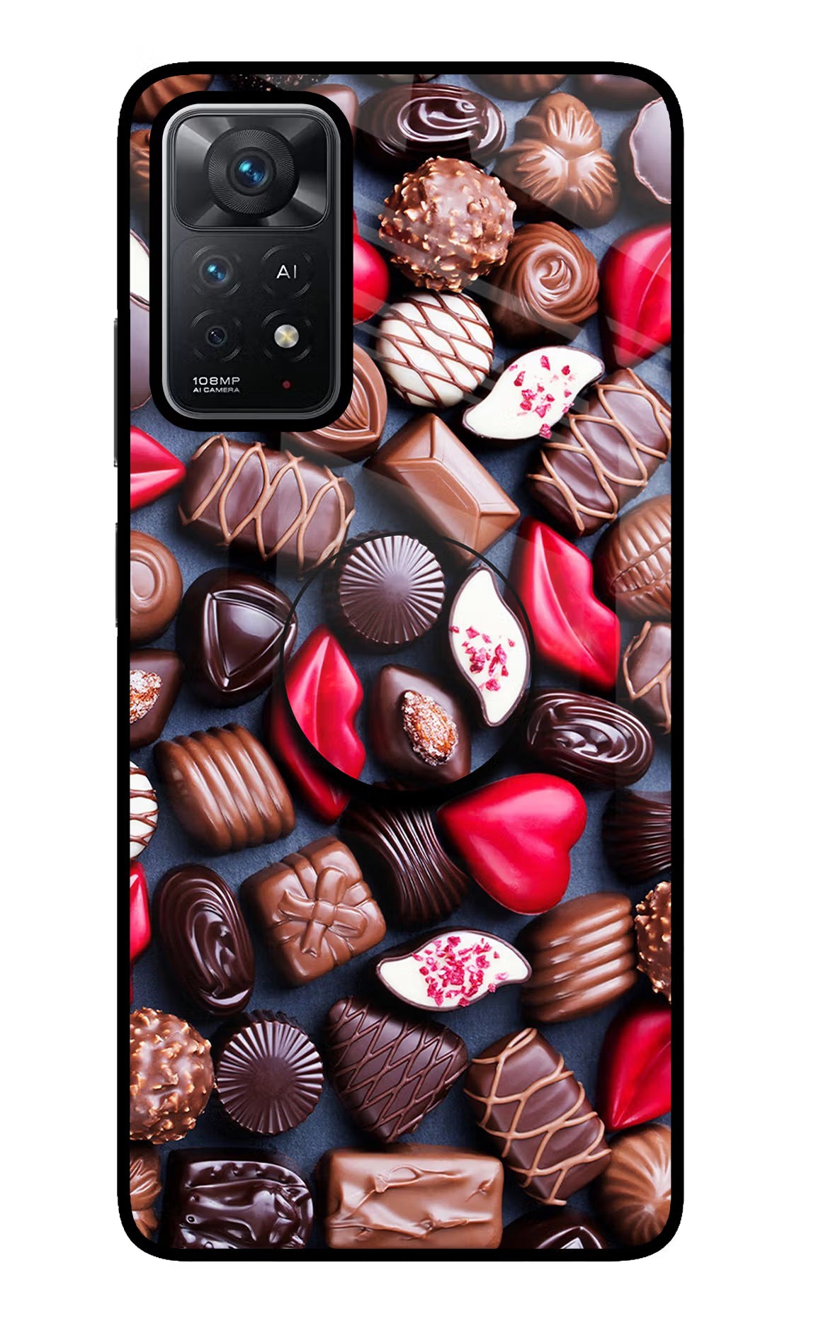 Chocolates Redmi Note 11 Pro+ 5G Glass Case - Chocolates Redmi Note 11 Pro+ 5G Glass Case Chocolates Redmi Note 11 Pro+ 5G Glass Case