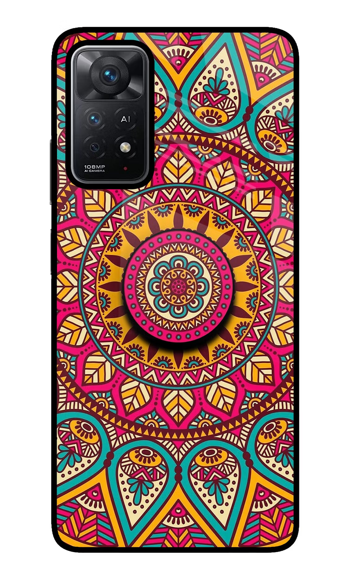 Mandala Redmi Note 11 Pro+ 5G Glass Case - Mandala Redmi Note 11 Pro+ 5G Glass Case Mandala Redmi Note 11 Pro+ 5G Glass Case