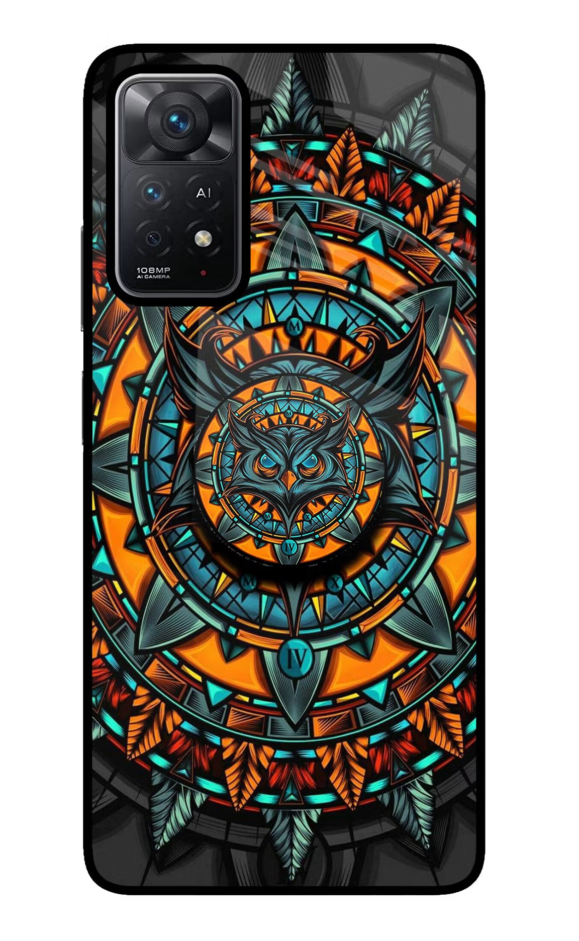 Angry Owl Redmi Note 11 Pro+ 5G Glass Case - Angry Owl Redmi Note 11 Pro+ 5G Glass Case Angry Owl Redmi Note 11 Pro+ 5G Glass Case