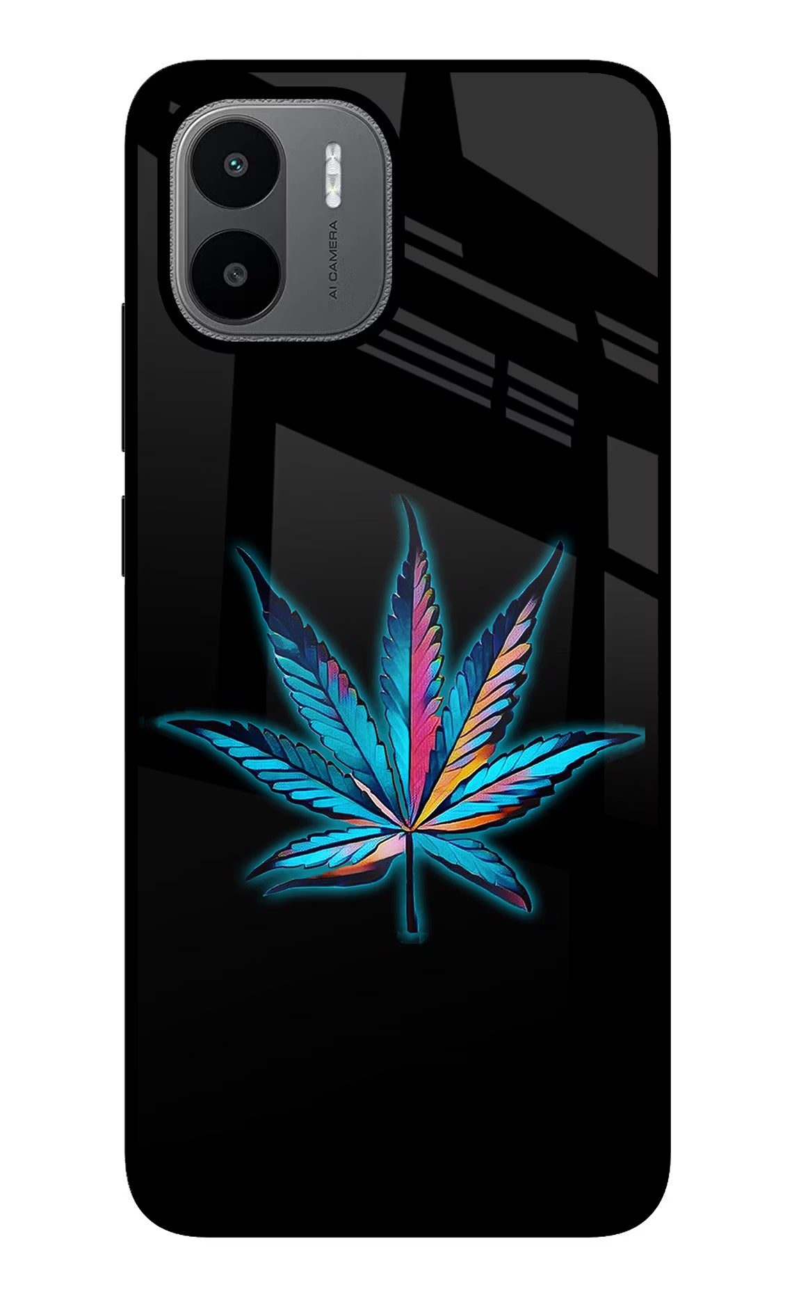 Weed Redmi A1/A2 Glass Case - Weed Redmi A1/A2 Glass Case Weed Redmi A1/A2 Glass Case