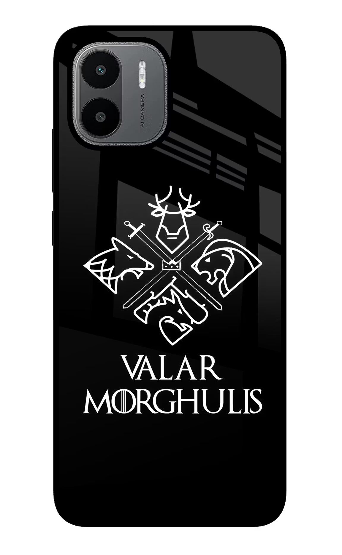 Valar Morghulis | Game Of Thrones Redmi A1/A2 Back Cover - Valar Morghulis | Game Of Thrones Redmi A1/A2 Glass Case Back Cover by Casekaro Valar Morghulis | Game Of Thrones Redmi A1/A2 Glass Case Back Cover by Casekaro