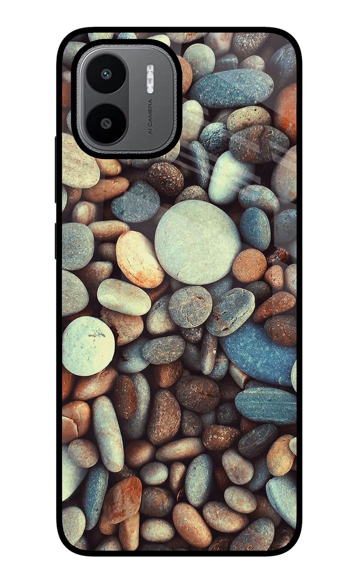 Pebble Redmi A1/A2 Back Cover - Pebble Redmi A1/A2 Glass Case Back Cover by Casekaro Pebble Redmi A1/A2 Glass Case Back Cover by Casekaro