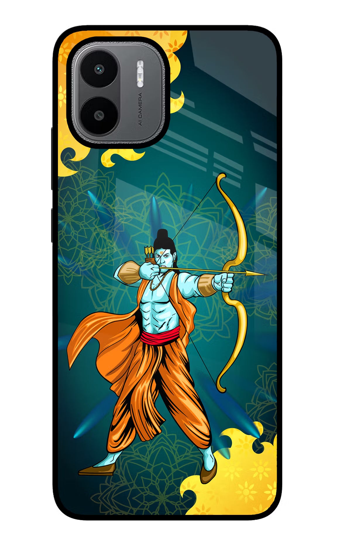 Lord Ram - 6 Redmi A1/A2 Glass Case - Lord Ram - 6 Redmi A1/A2 Glass Case Lord Ram - 6 Redmi A1/A2 Glass Case