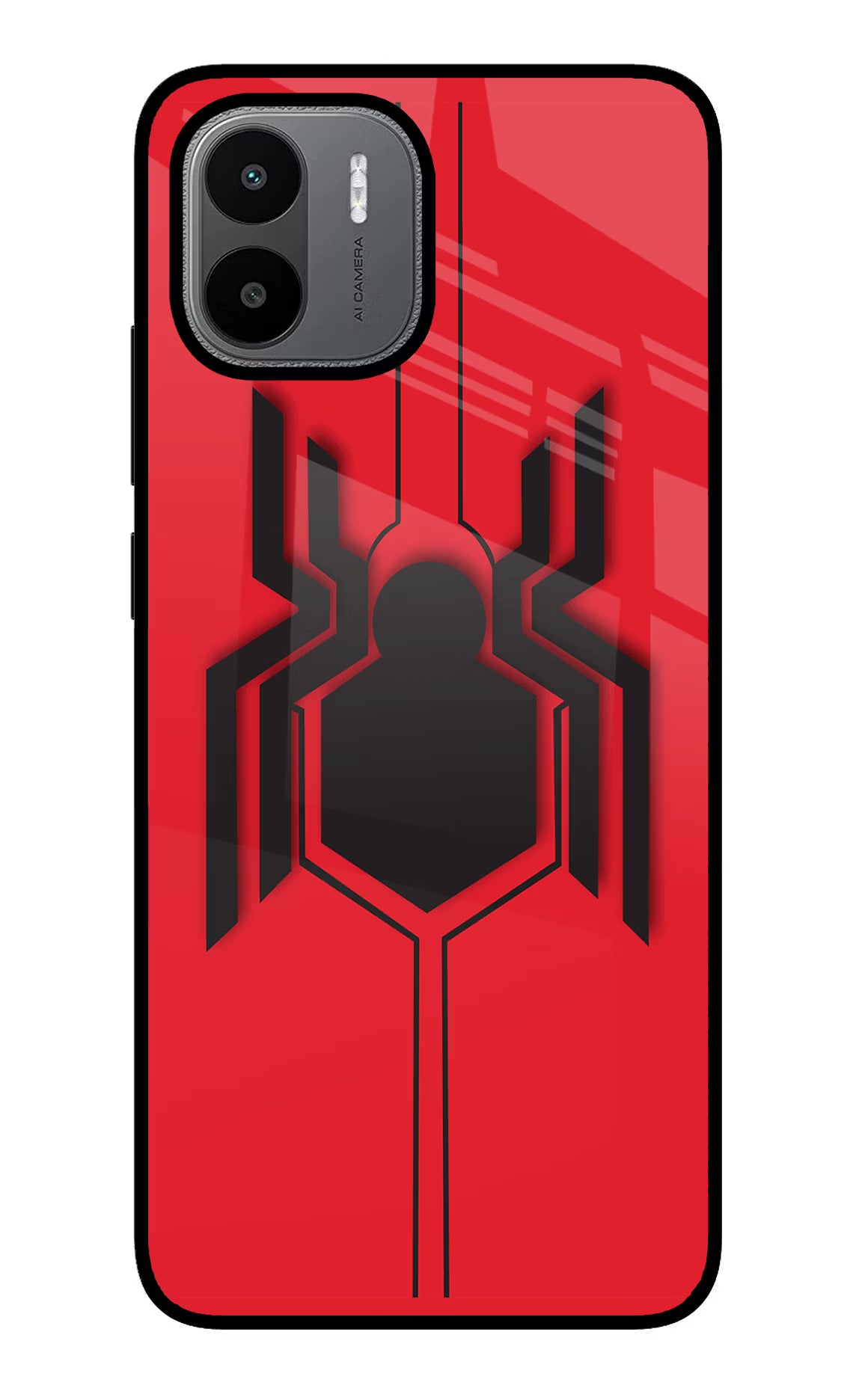 Spider Redmi A1/A2 Glass Case - Spider Redmi A1/A2 Glass Case Spider Redmi A1/A2 Glass Case