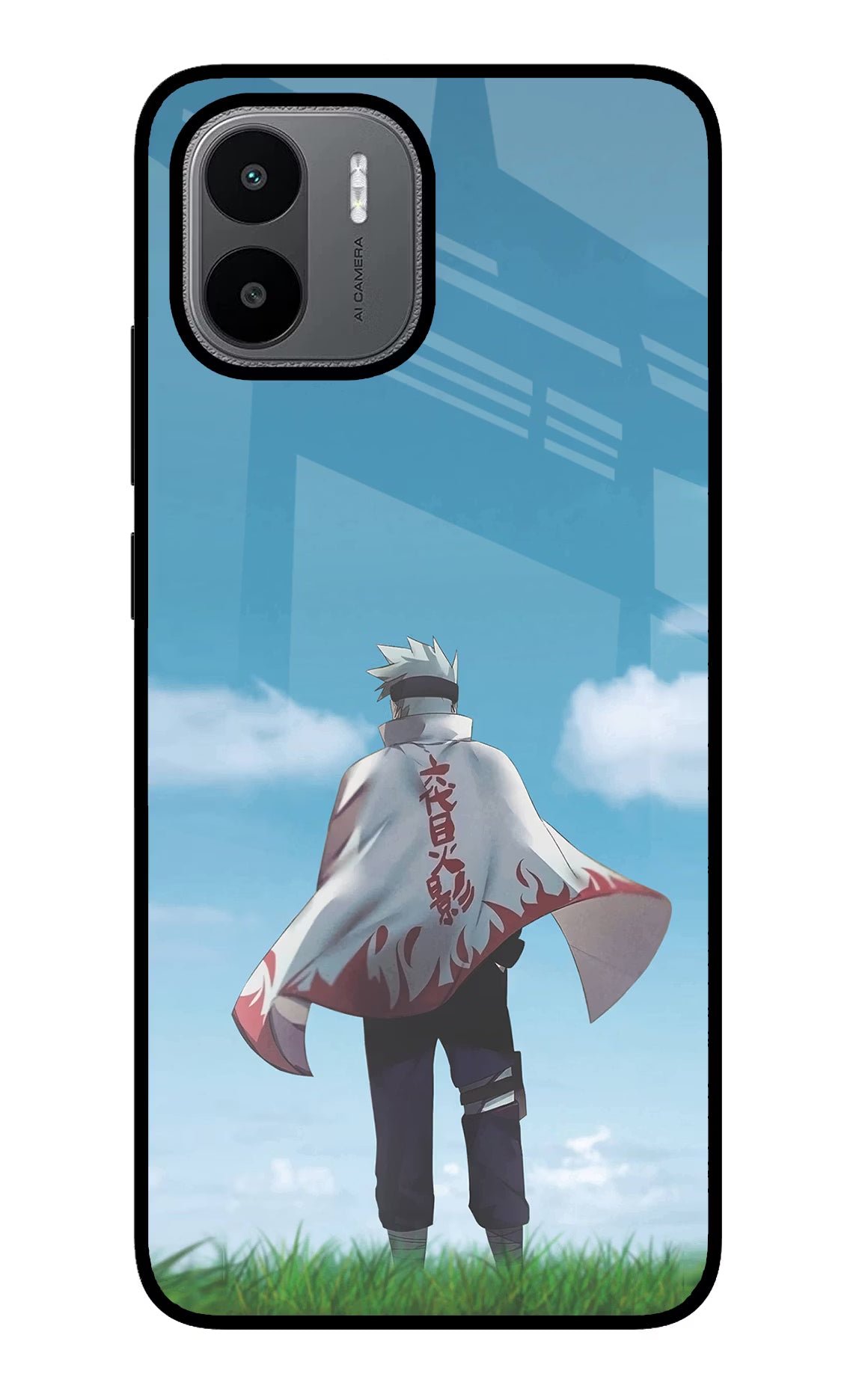 Kakashi Redmi A1/A2 Glass Case - Kakashi Redmi A1/A2 Glass Case Kakashi Redmi A1/A2 Glass Case