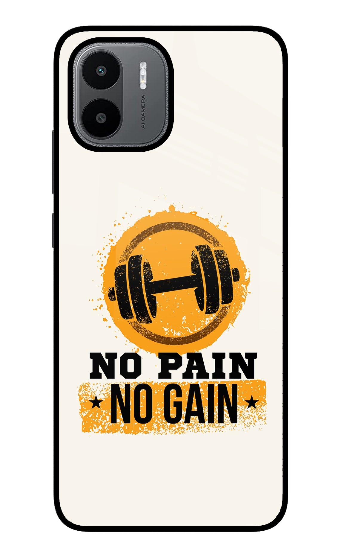 Save Big: Get the No Pain No Gain Redmi A1/A2 Glass Case - Shop Now –  Casekaro