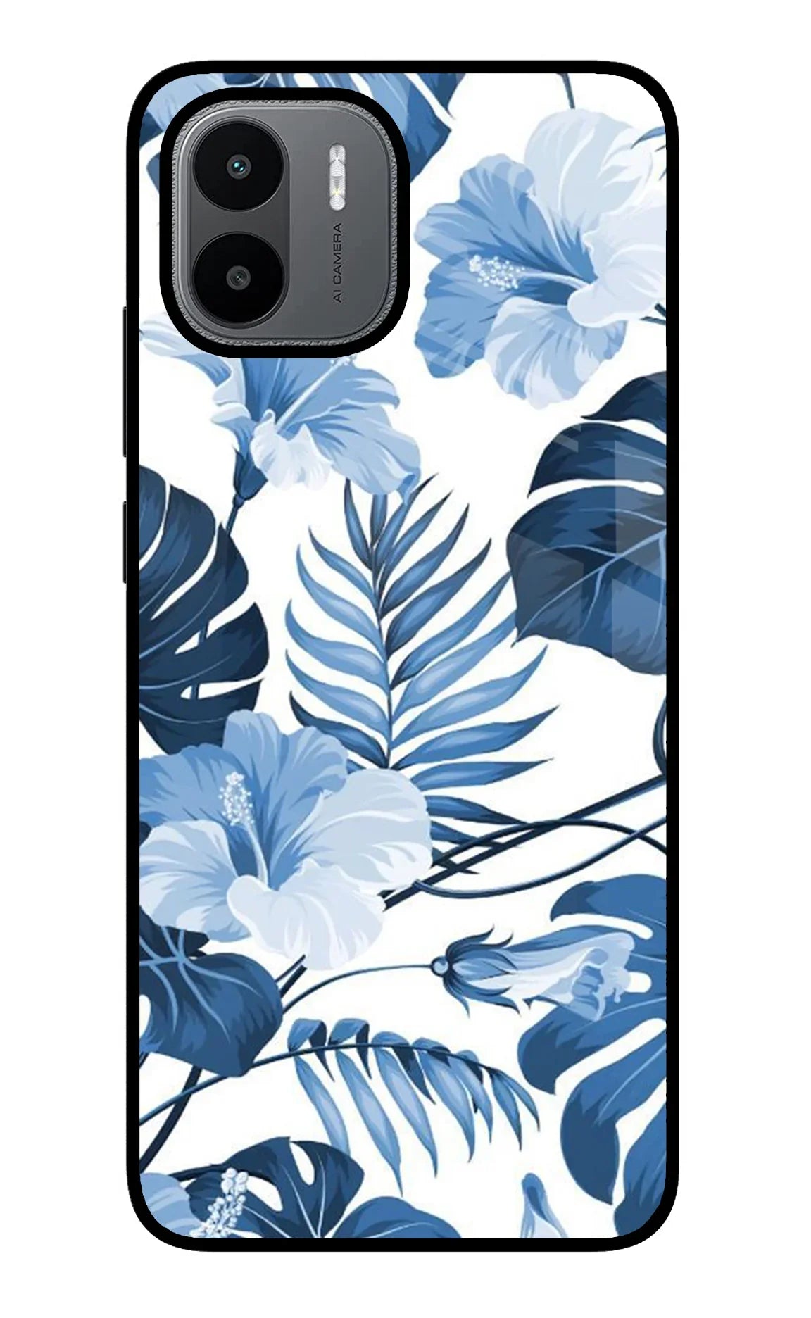 Fabric Art Redmi A1/A2 Glass Case - Fabric Art Redmi A1/A2 Glass Case Fabric Art Redmi A1/A2 Glass Case