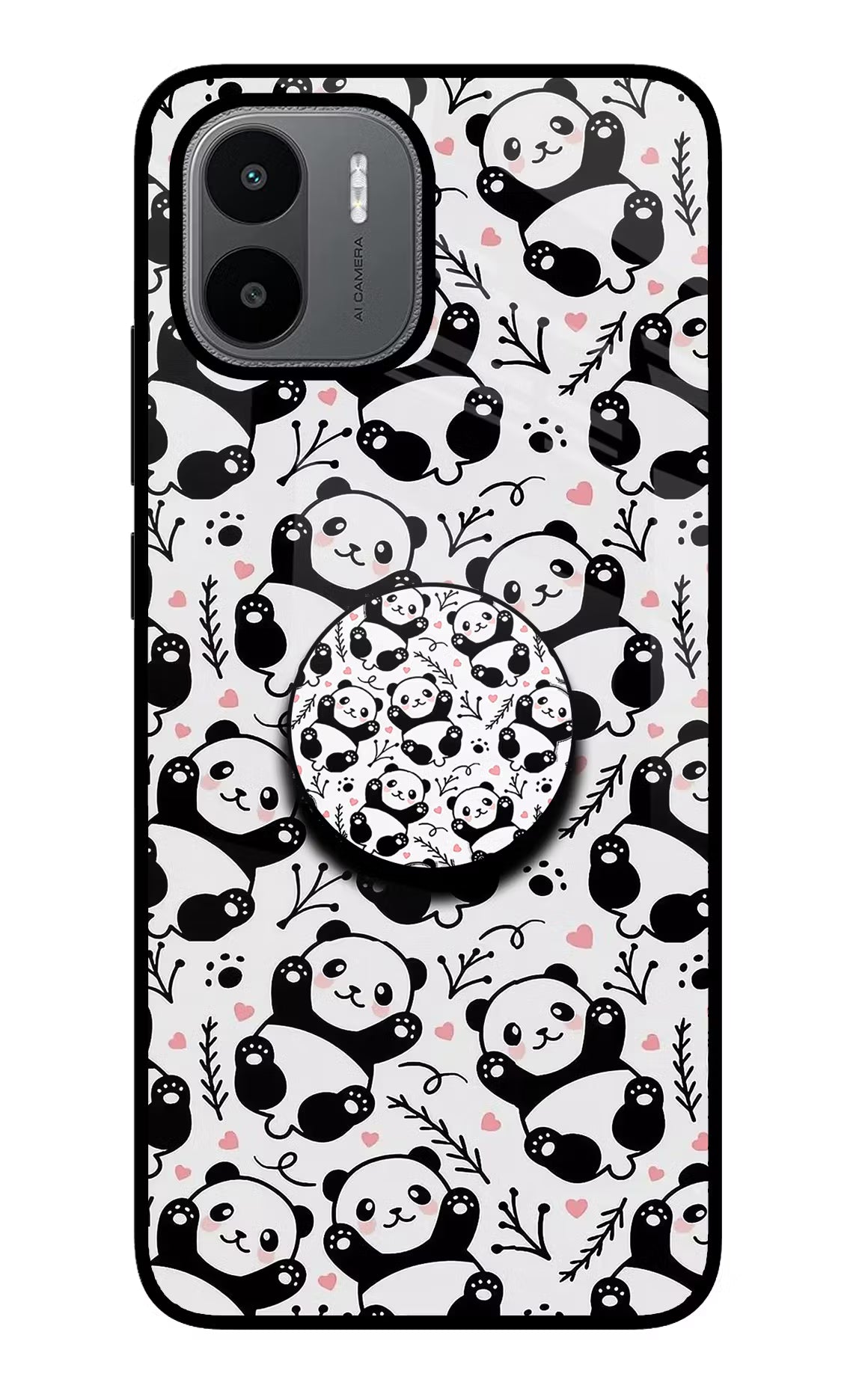 Cute Panda Redmi A1/A2 Pop Case - Cute Panda Redmi A1/A2 Pop Case by Casekaro Cute Panda Redmi A1/A2 Pop Case by Casekaro