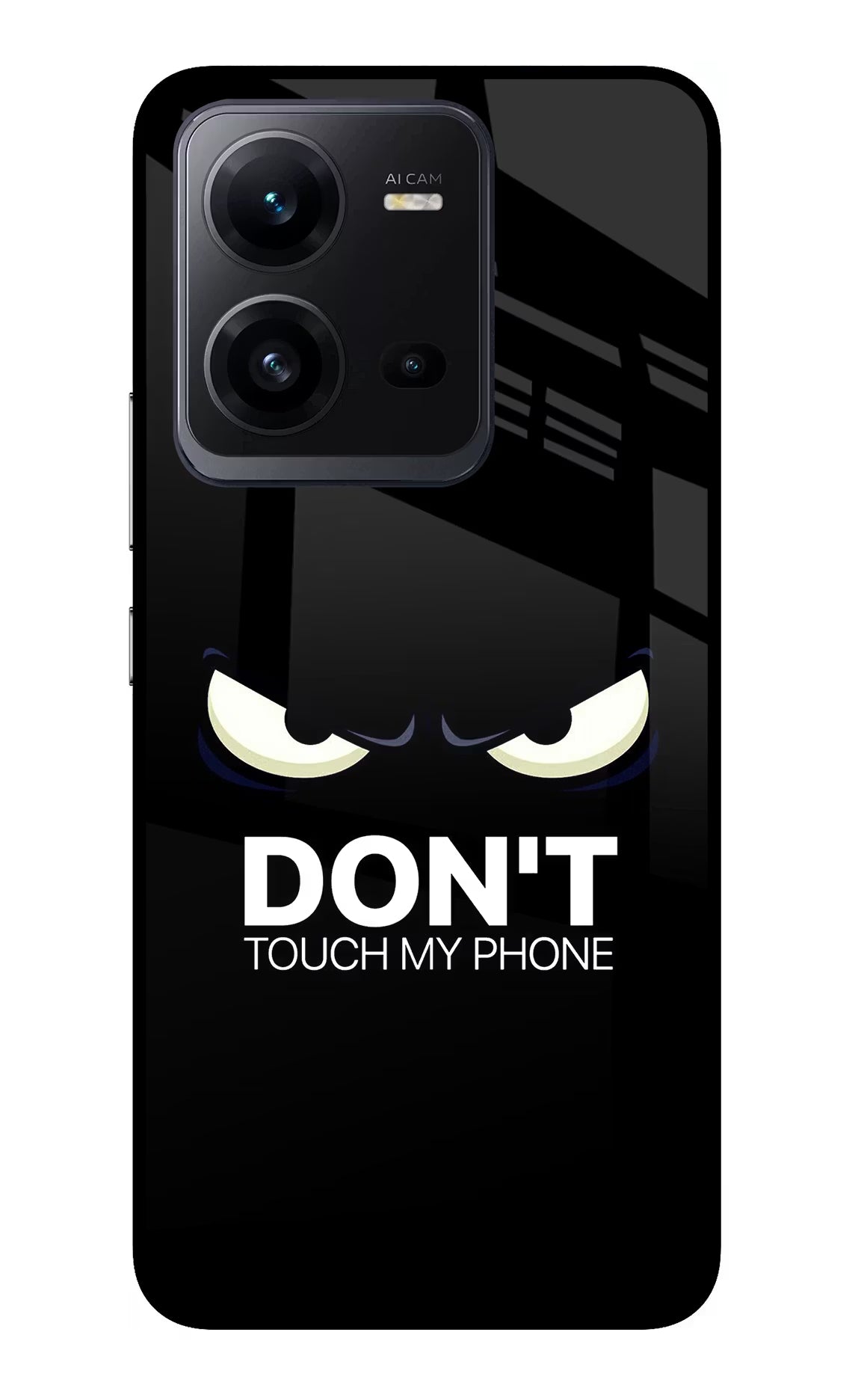 Don'T Touch My Phone Vivo V25 5G Glass Case - Don'T Touch My Phone Vivo V25 5G Glass Case Don'T Touch My Phone Vivo V25 5G Glass Case
