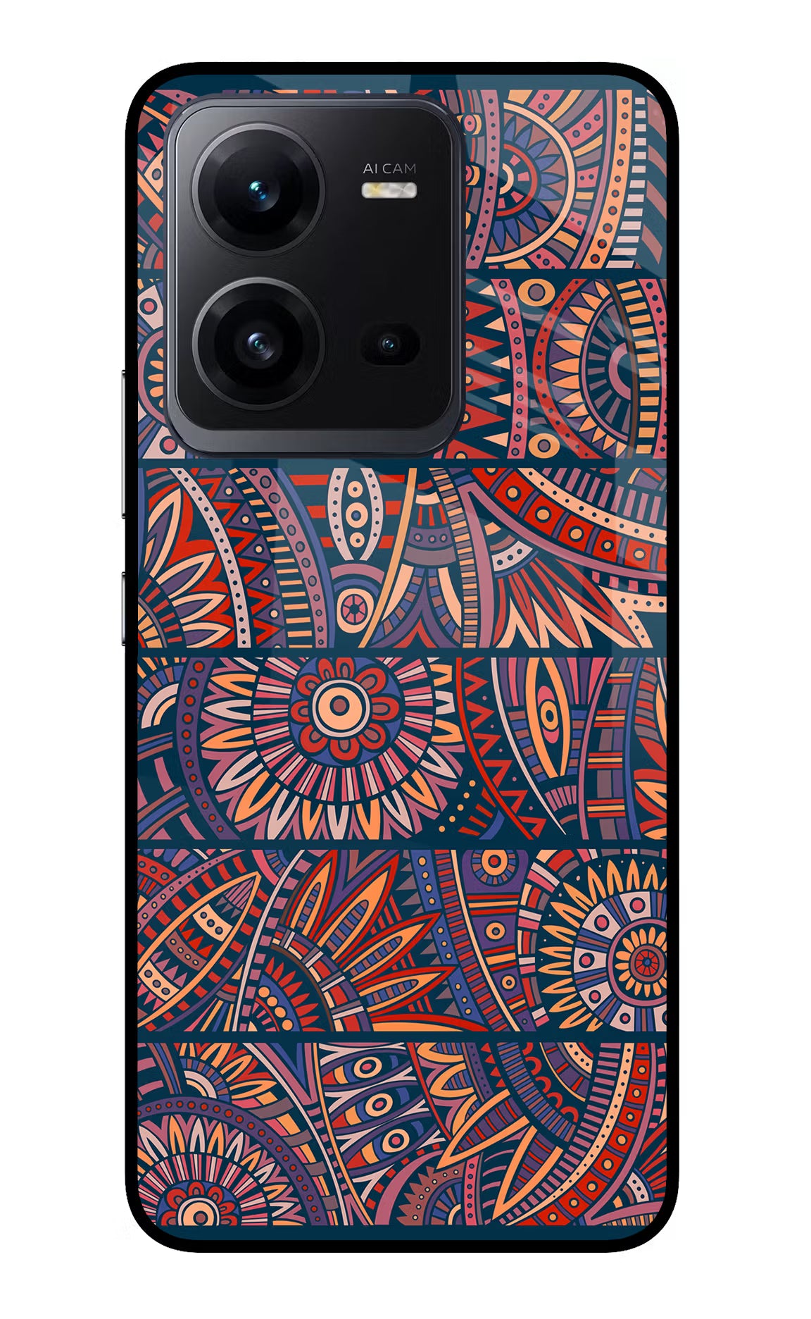 African Culture Design Vivo V25 5G Glass Case - African Culture Design Vivo V25 5G Glass Case African Culture Design Vivo V25 5G Glass Case
