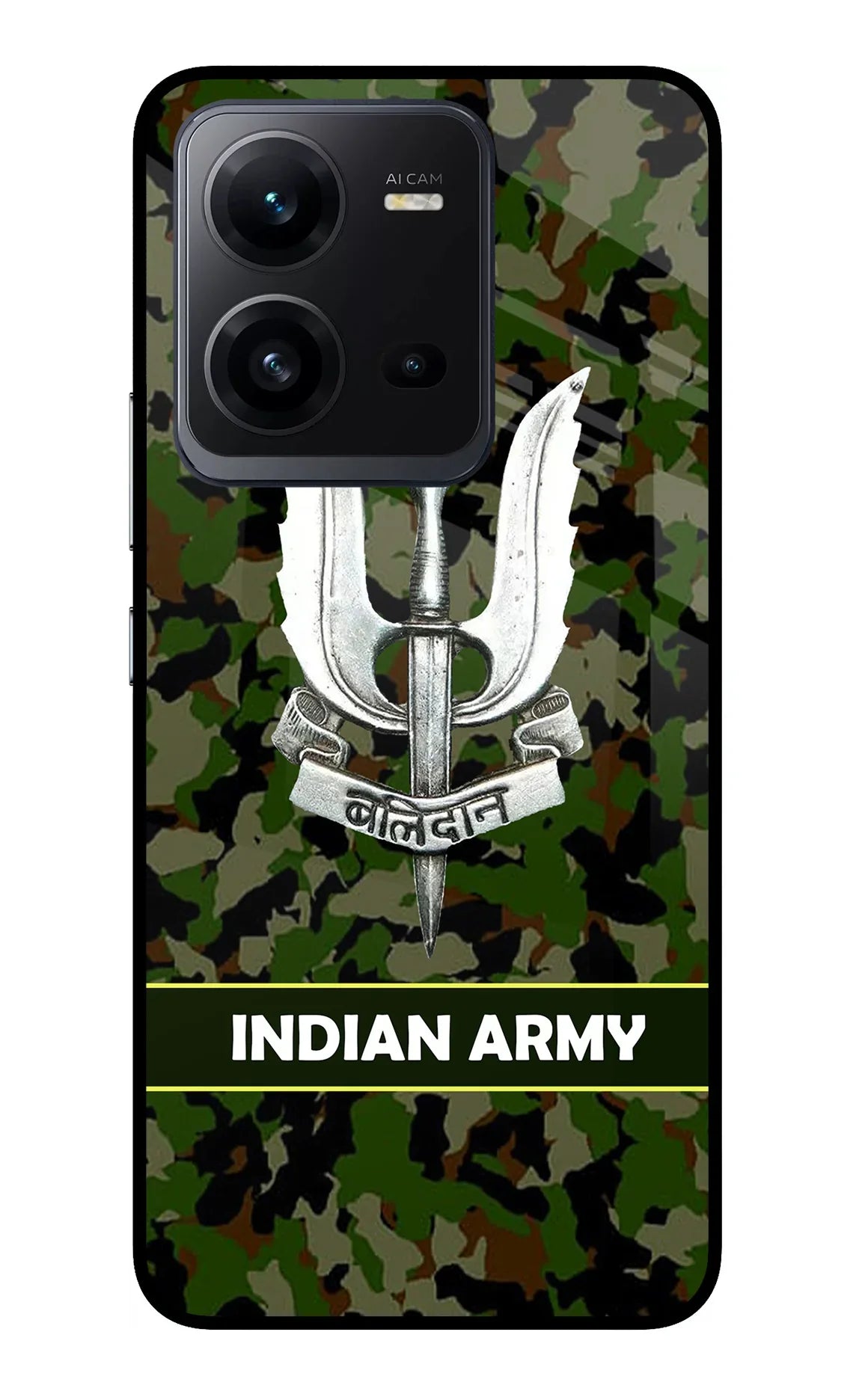 Balidan Indian Logo Vivo V25 5G Glass Case - Balidan Indian Logo Vivo V25 5G Glass Case Balidan Indian Logo Vivo V25 5G Glass Case