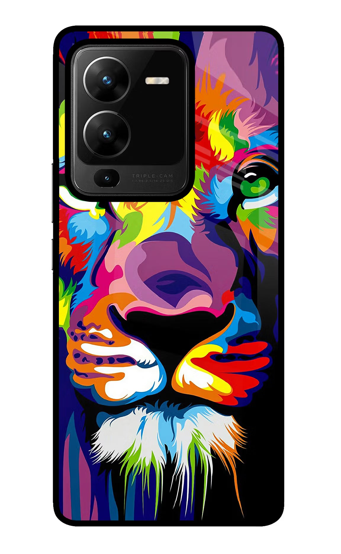 Lion Vivo V25 Pro 5G Glass Case - Lion Vivo V25 Pro 5G Glass Case Lion Vivo V25 Pro 5G Glass Case