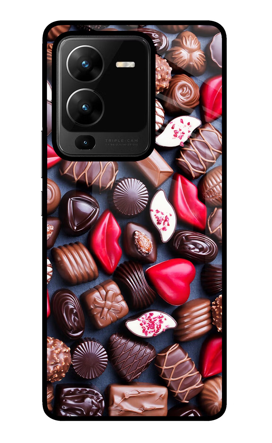 Chocolates Vivo V25 Pro 5G Glass Case - Chocolates Vivo V25 Pro 5G Glass Case Chocolates Vivo V25 Pro 5G Glass Case