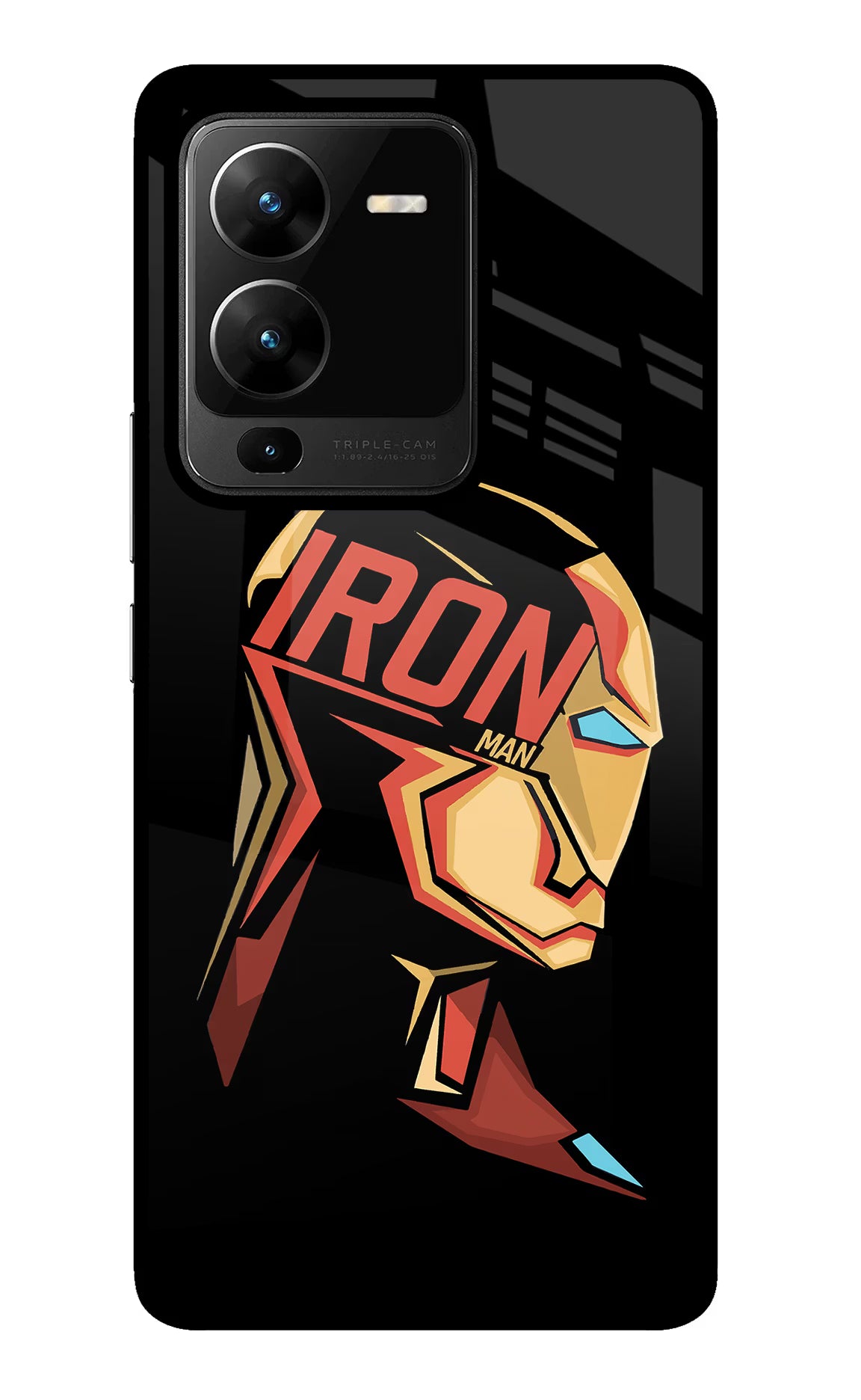 IronMan Vivo V25 Pro 5G Glass Case - IronMan Vivo V25 Pro 5G Glass Case IronMan Vivo V25 Pro 5G Glass Case