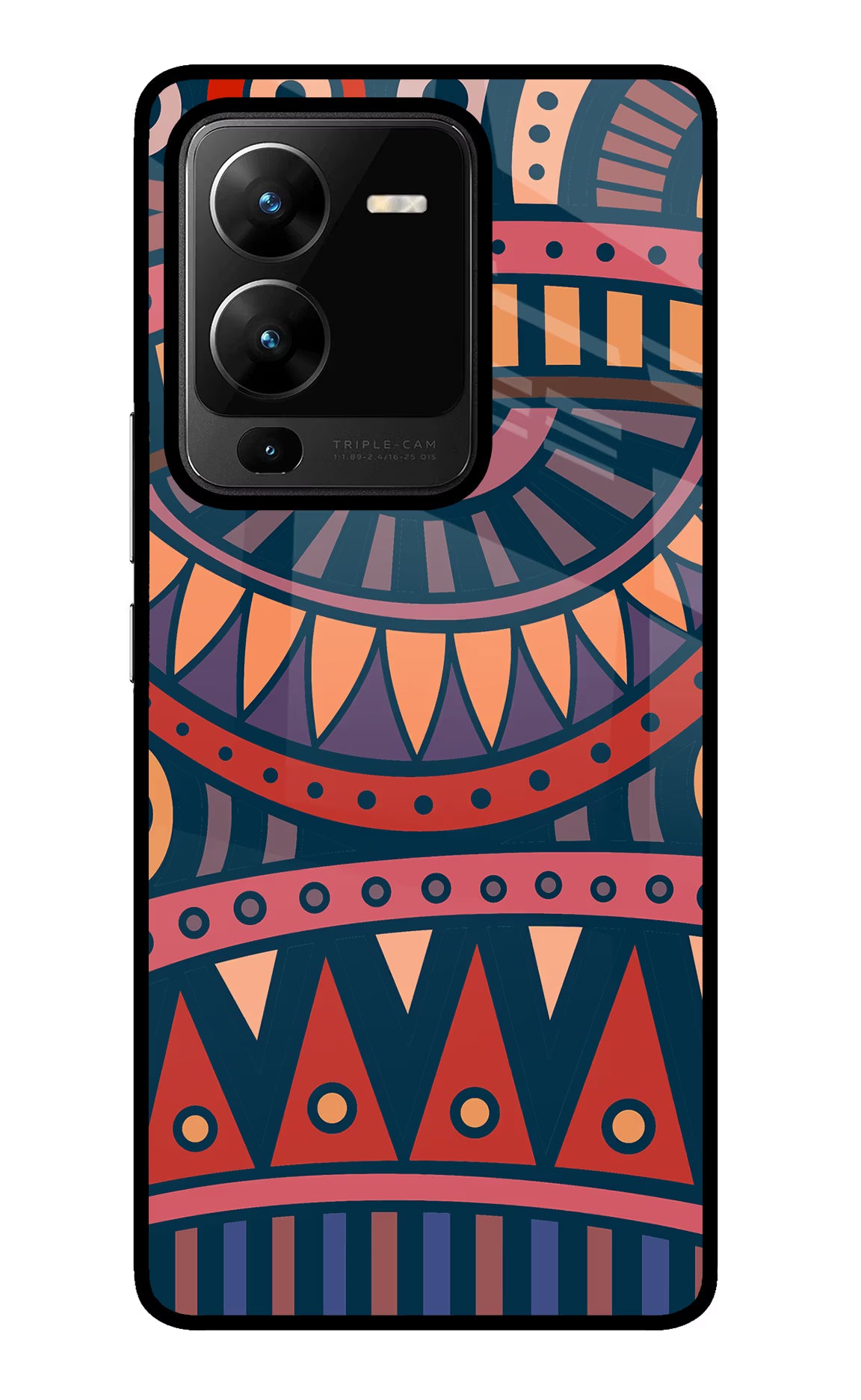 African Culture Design Vivo V25 Pro 5G Glass Case - African Culture Design Vivo V25 Pro 5G Glass Case African Culture Design Vivo V25 Pro 5G Glass Case
