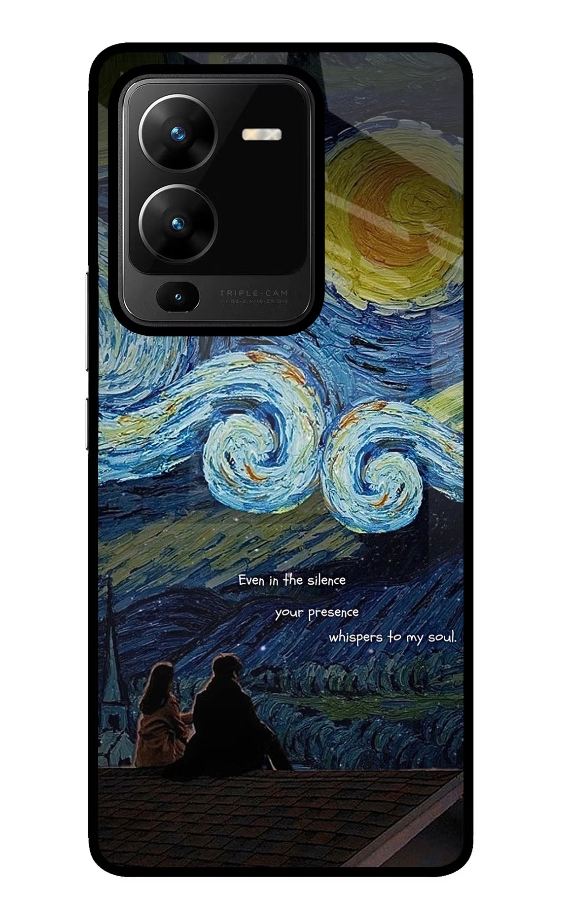 Softcore Vivo V25 Pro 5G Glass Case - Softcore Vivo V25 Pro 5G Glass Case Softcore Vivo V25 Pro 5G Glass Case