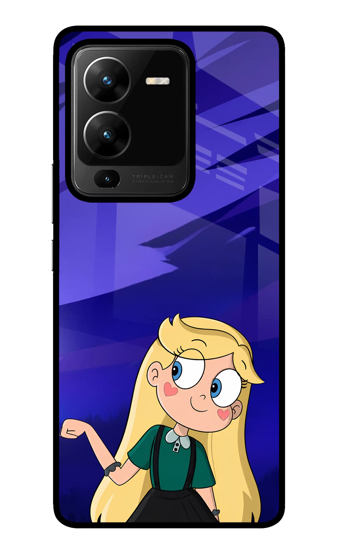 Star Glow Vivo V25 Pro 5G Glass Case - Star Glow Vivo V25 Pro 5G Glass Case Star Glow Vivo V25 Pro 5G Glass Case