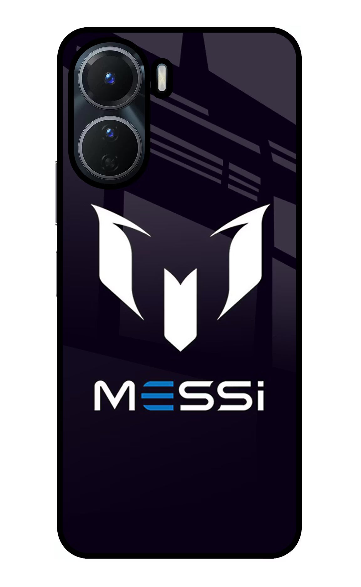 Messi Logo Vivo Y16 Glass Case - Messi Logo Vivo Y16 Glass Case Messi Logo Vivo Y16 Glass Case