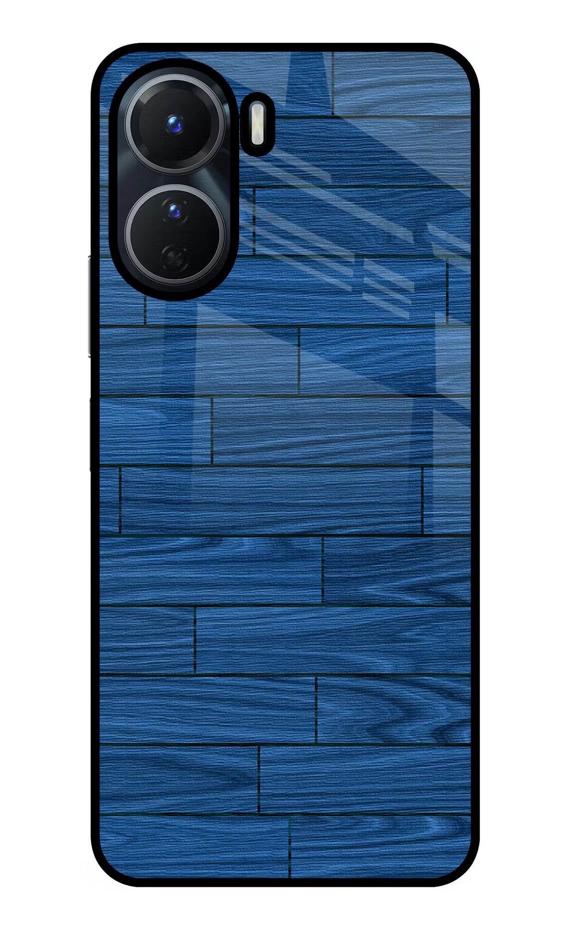 Wooden Texture Vivo Y16 Glass Case - Wooden Texture Vivo Y16 Glass Case Wooden Texture Vivo Y16 Glass Case