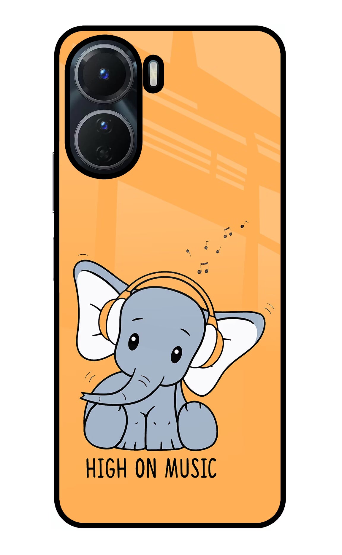 High On Music Vivo Y16 Glass Case - High On Music Vivo Y16 Glass Case High On Music Vivo Y16 Glass Case