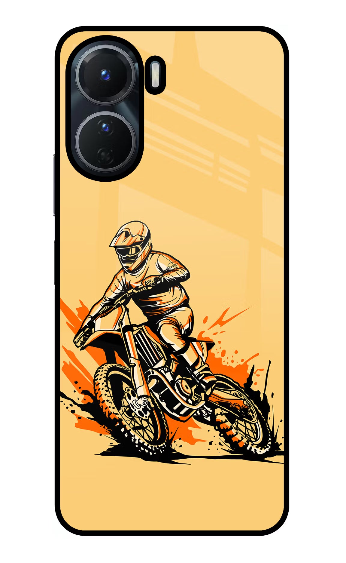 Off-Road Fury Vivo Y16 Glass Case - Off-Road Fury Vivo Y16 Glass Case Off-Road Fury Vivo Y16 Glass Case