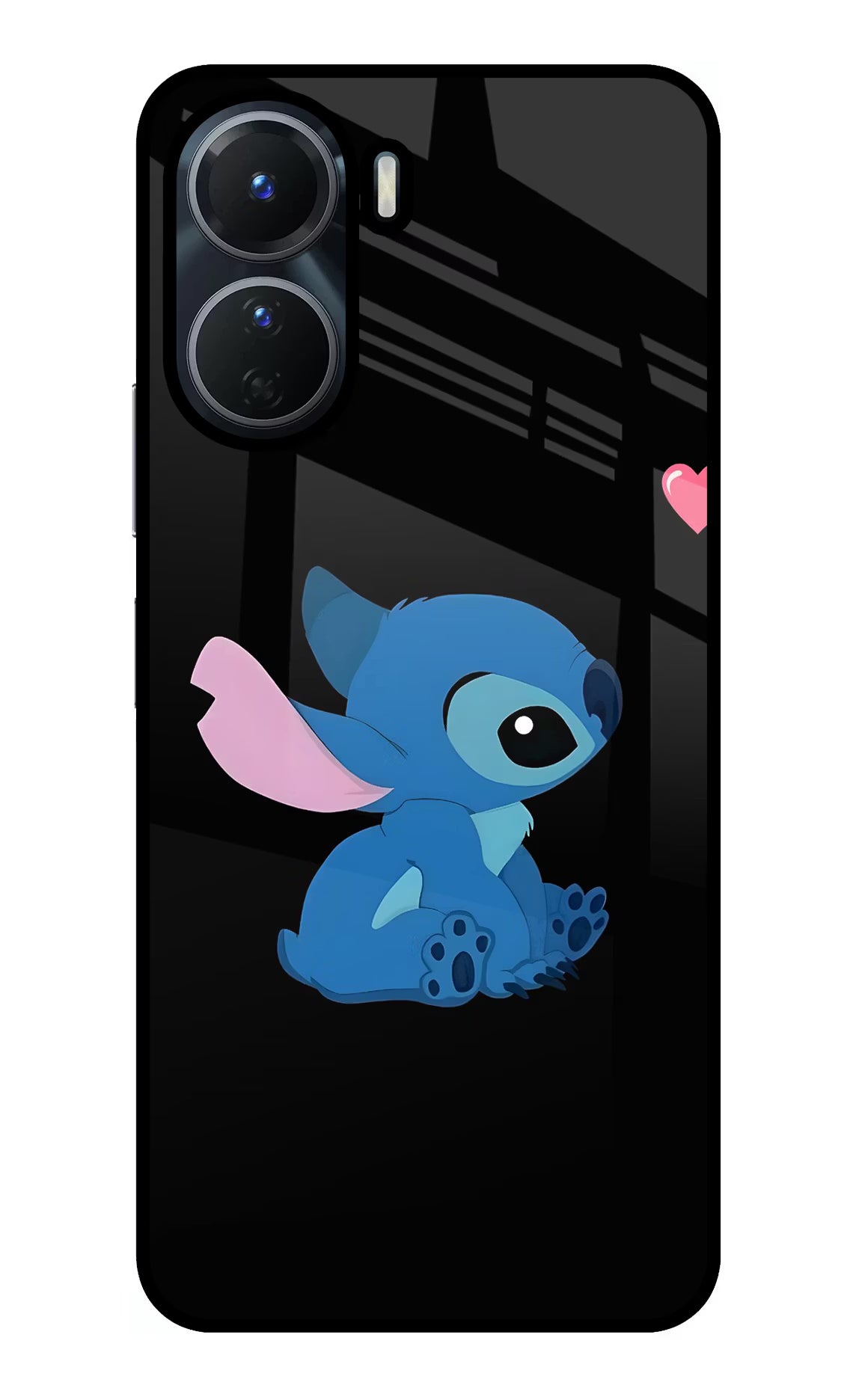 Stitch Crush Vivo Y16 Glass Case - Stitch Crush Vivo Y16 Glass Case Stitch Crush Vivo Y16 Glass Case